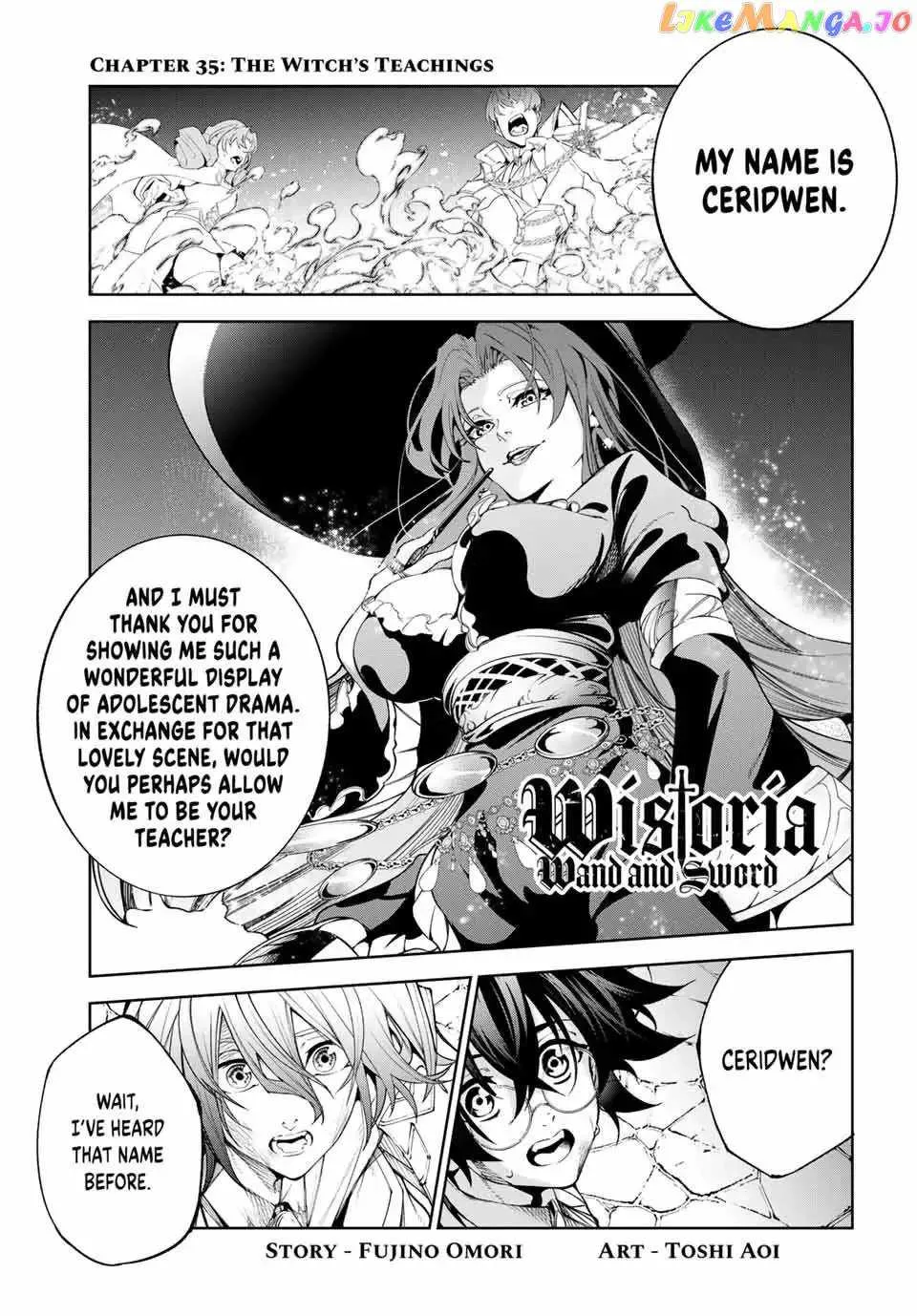 Wistoria: Wand and Sword, chapter 35, page 1