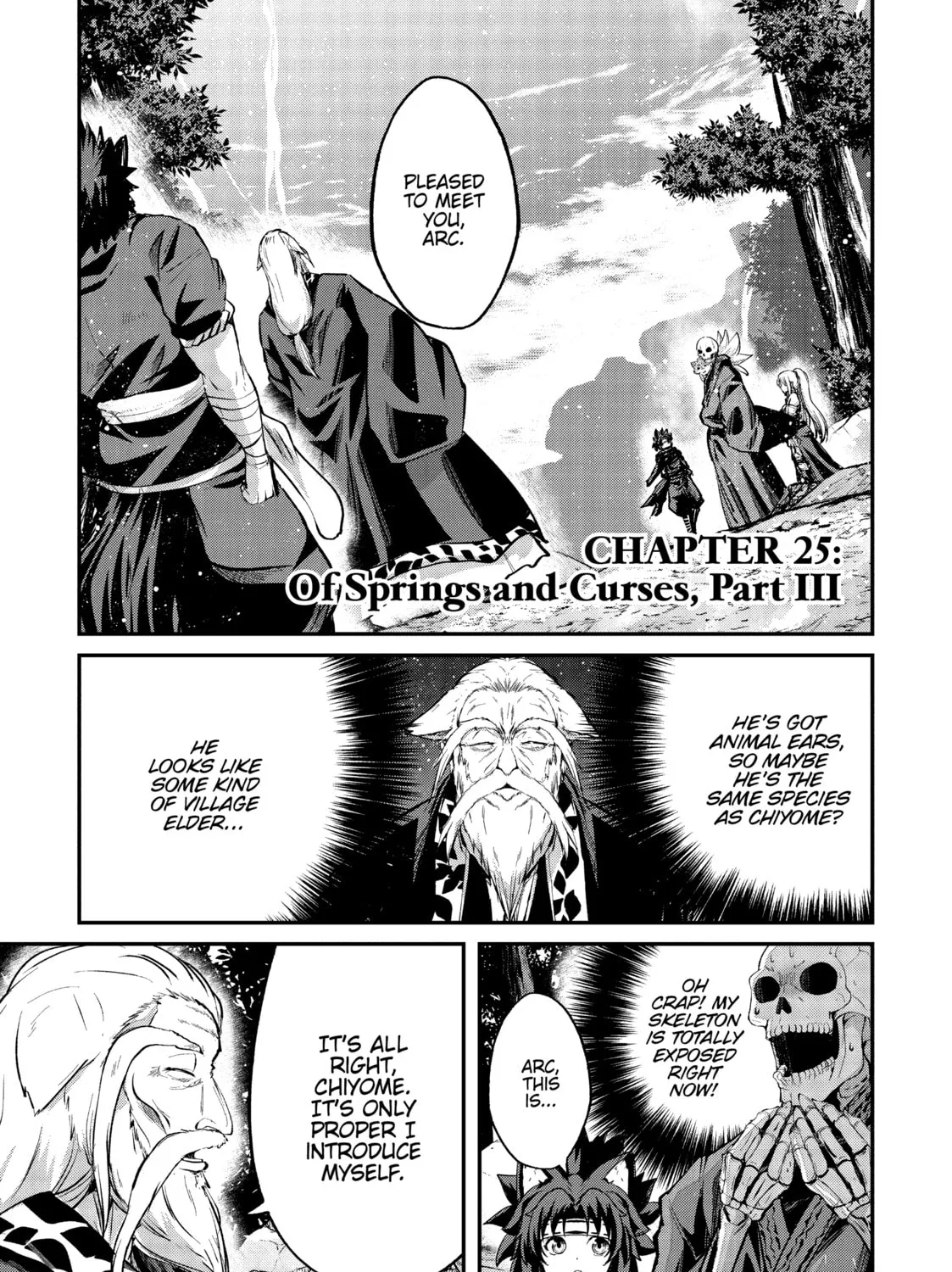 Skeleton Knight in Another World, chapter 25, page 1