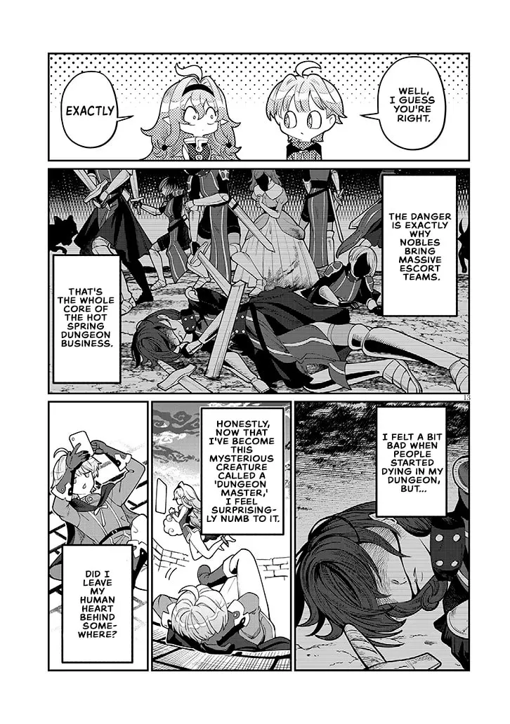 Reincarnated, I'll Make the Hot Spring Dungeon!, chapter 3, page 13