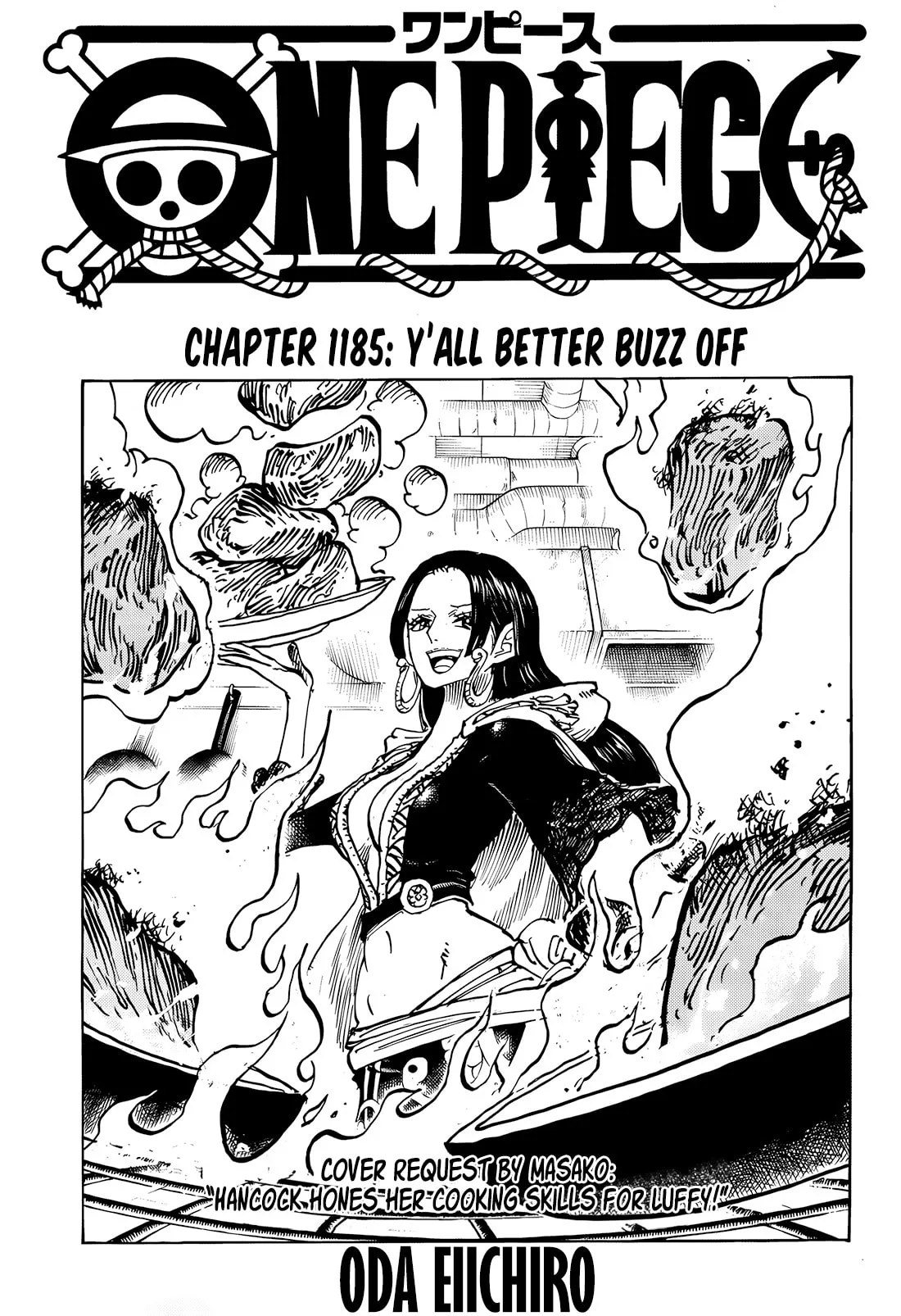 One Piece Manga, chapter 1185, page 1