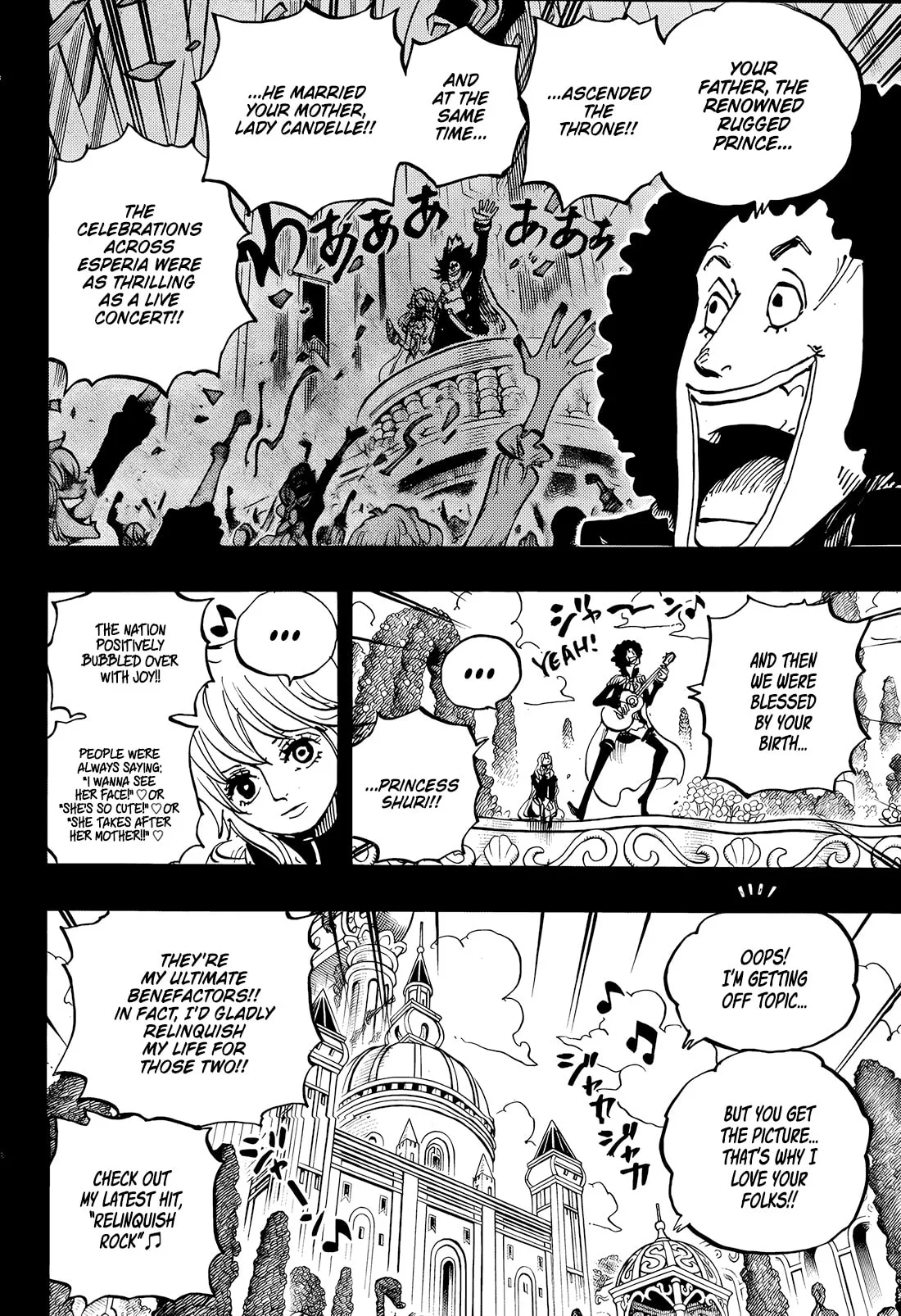One Piece Manga, chapter 1185, page 6