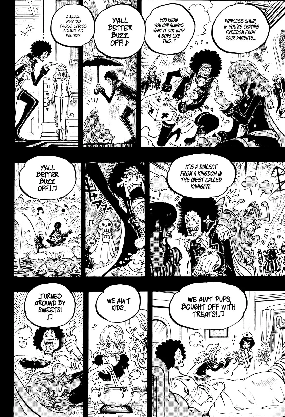One Piece Manga, chapter 1185, page 8