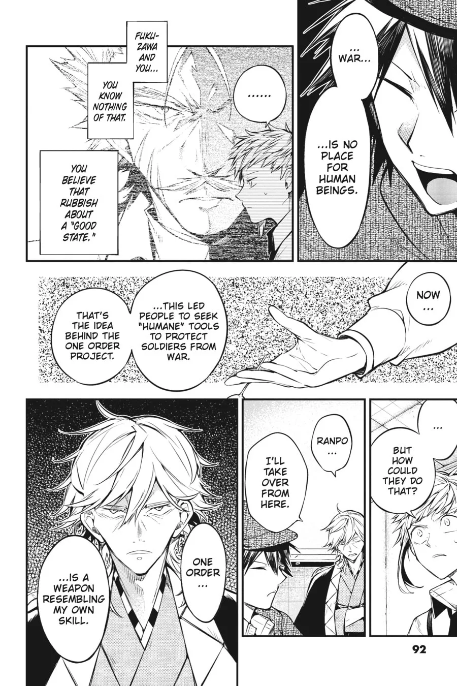 Bungo Stray Dogs, chapter 92, page 22