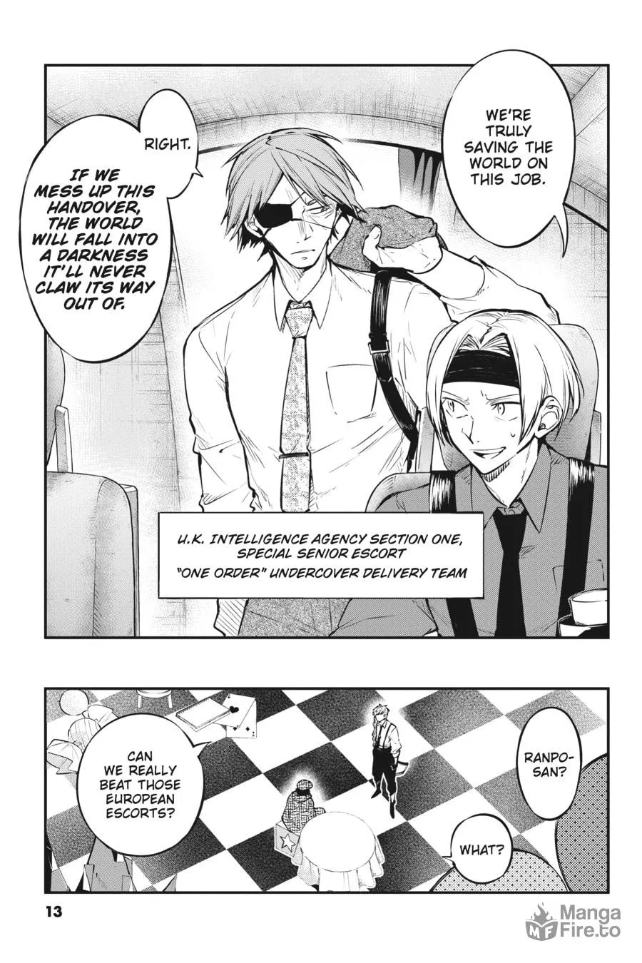 Bungo Stray Dogs, chapter 95, page 12