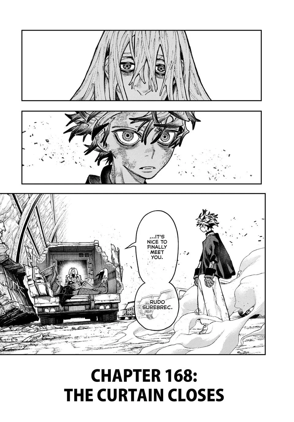 Gachiakuta Manga, chapter 168, page 1
