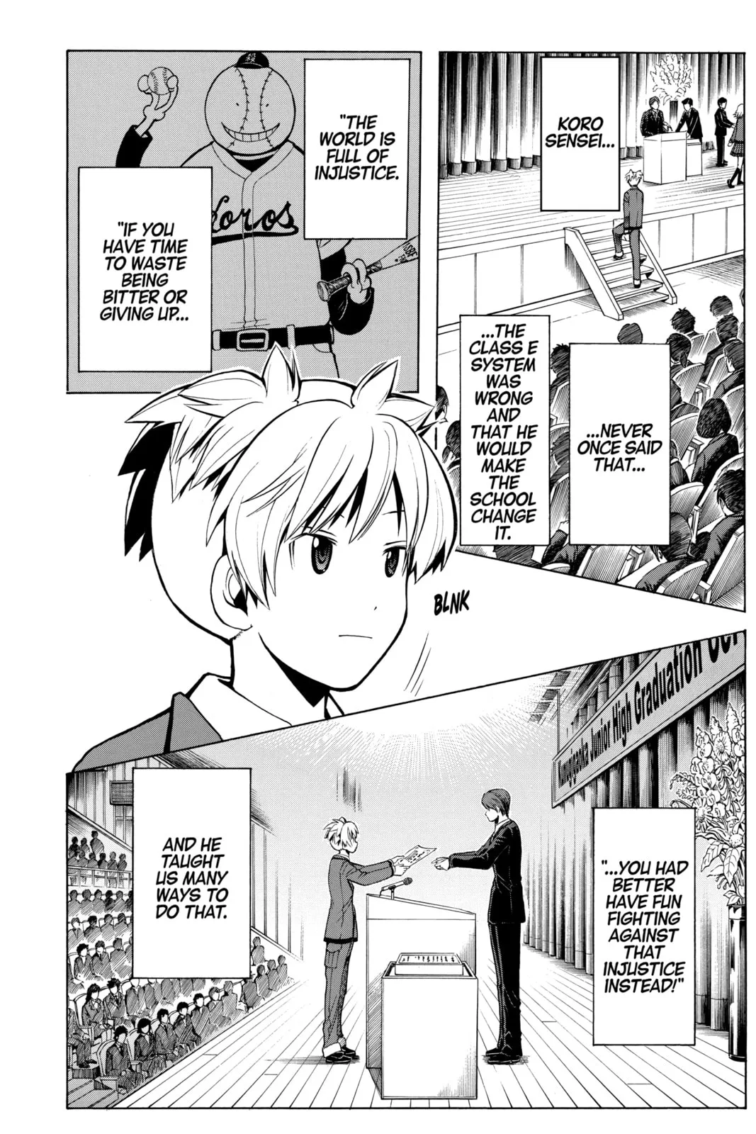 Assassination Classroom, chapter 178, page 12