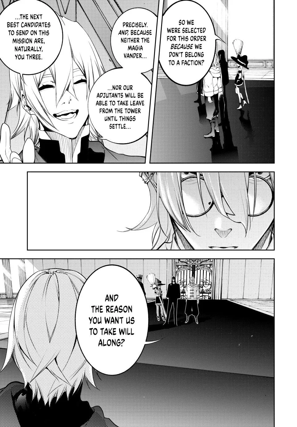 Wistoria: Wand and Sword, chapter 63, page 10