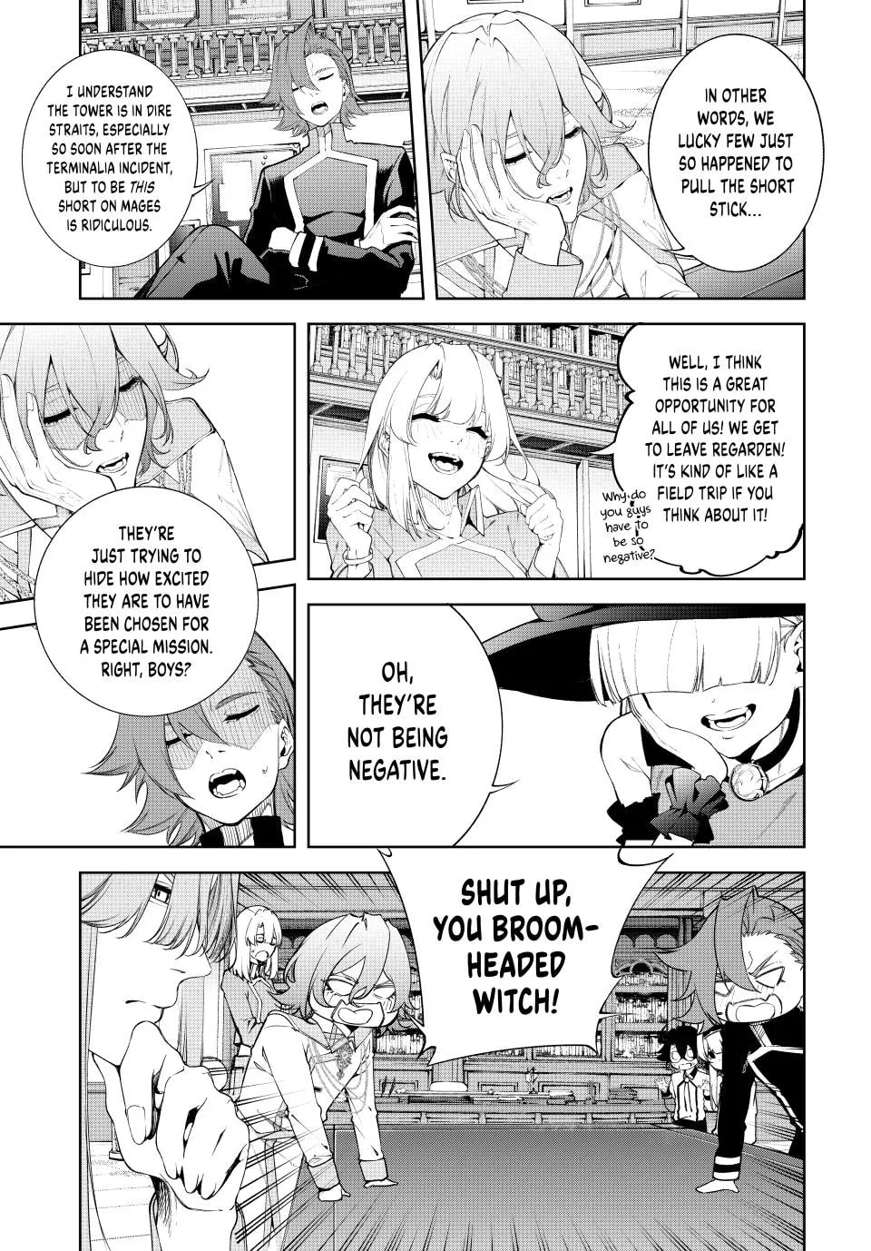 Wistoria: Wand and Sword, chapter 63, page 14