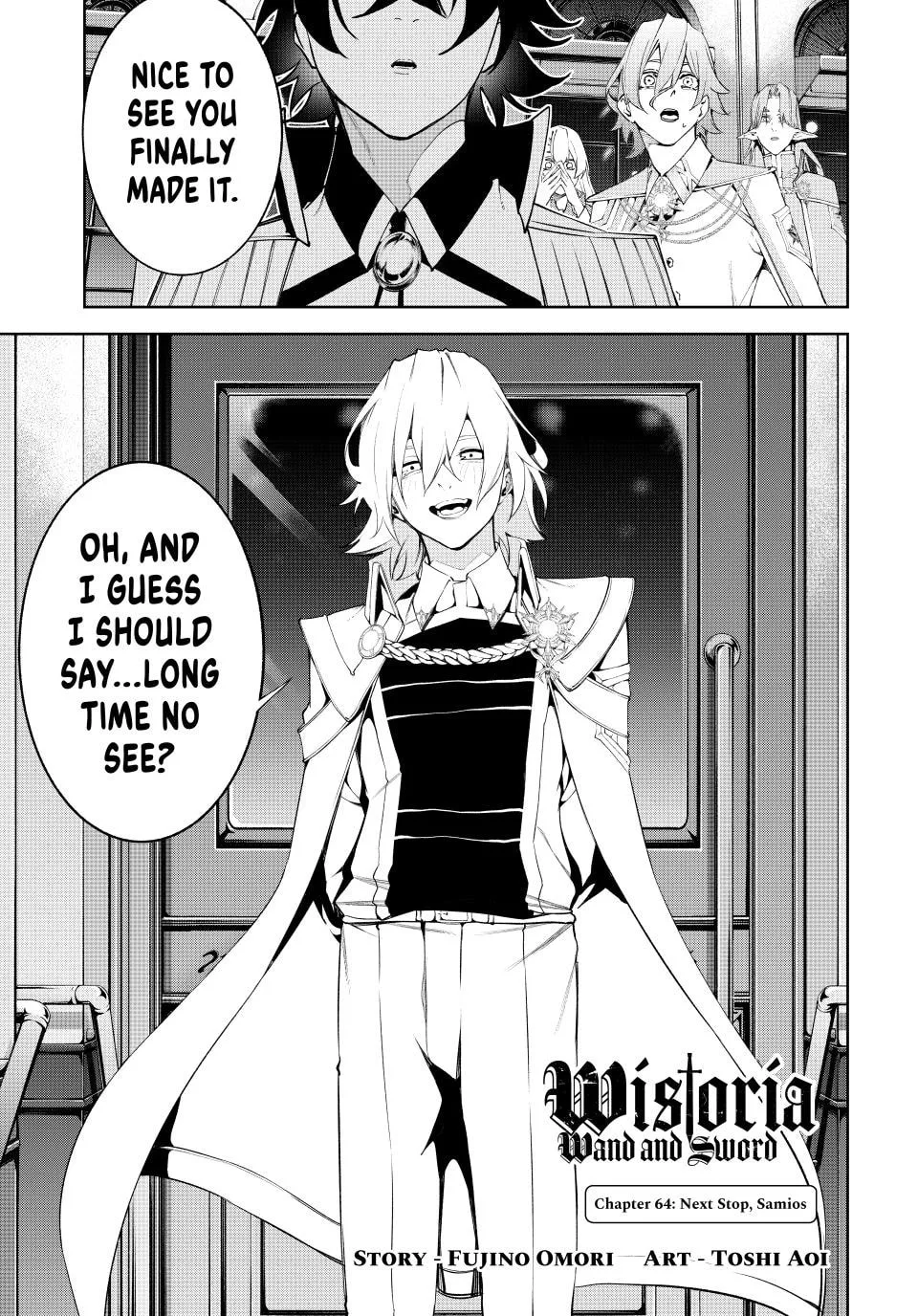 Wistoria: Wand and Sword, chapter 64, page 1