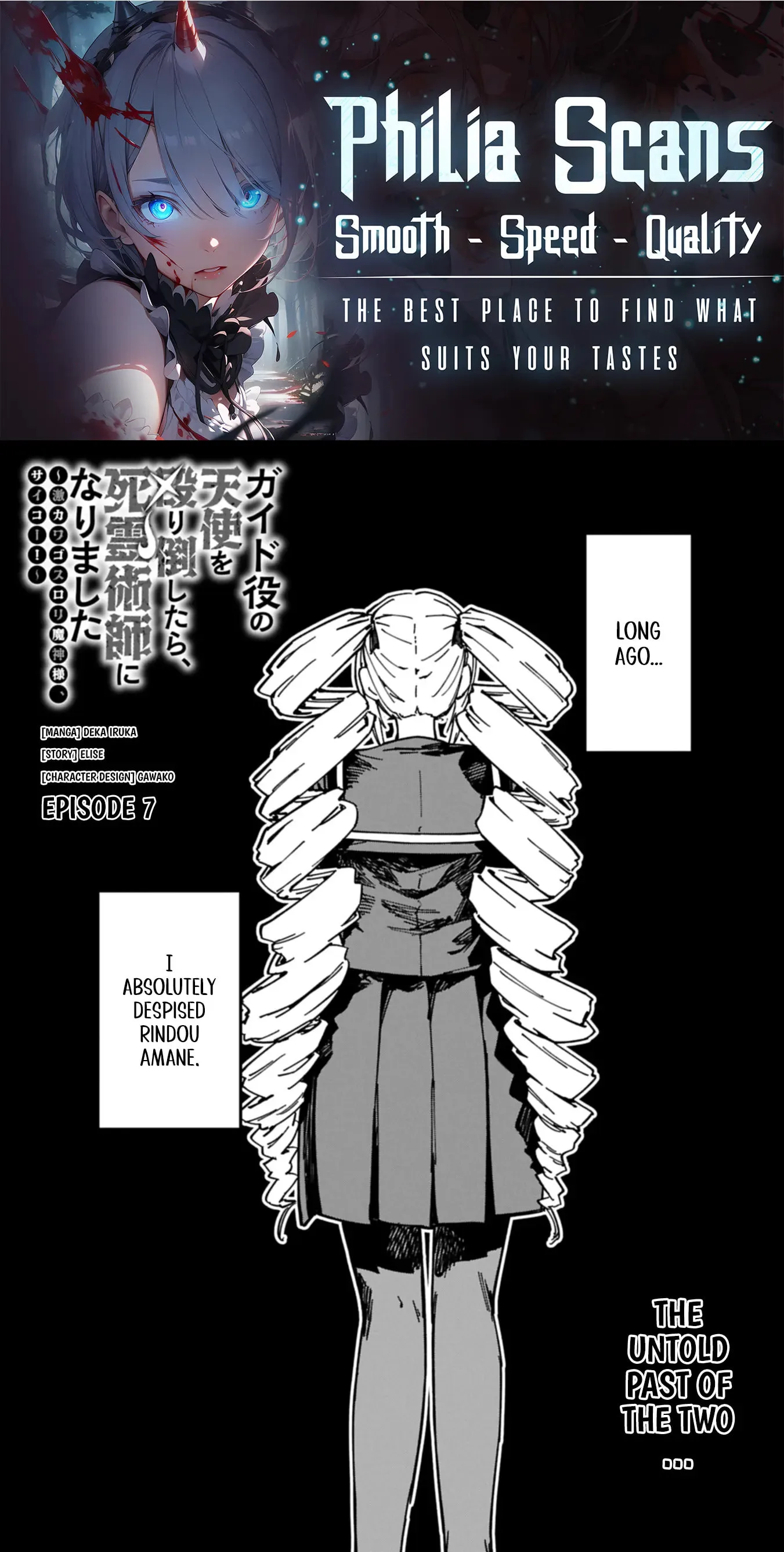 After I Knocked Down a Guide Angel, I Became a Necromancer ~A Supremely Cute Gothic Lolita Evil God is so Terrific!~, chapter 7.1, page 1