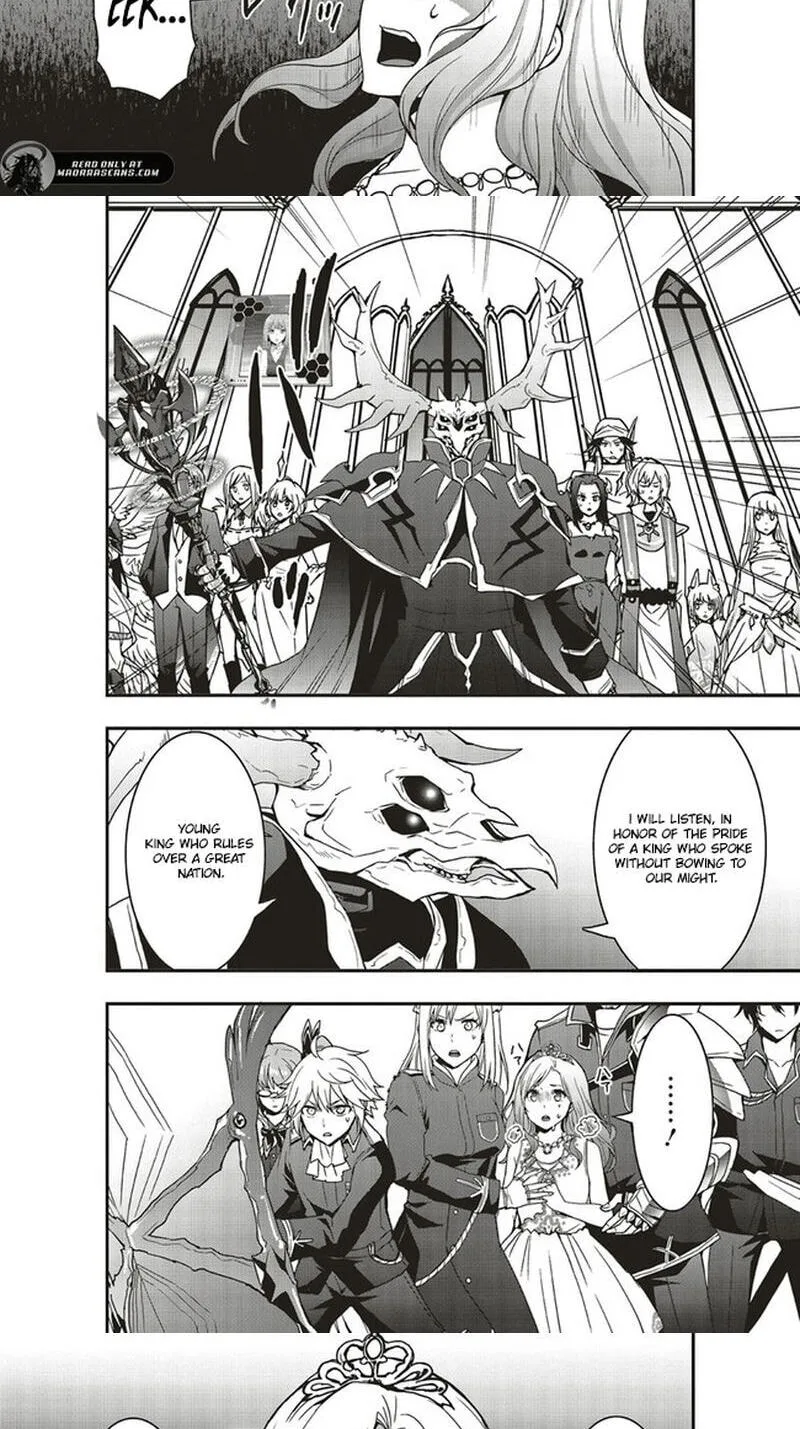 Sono Bouken-sha, Toriatsukai chuui. ~Shoutai wa Muteki no Geboku-tachi o Suberu Isekai Saikyou no Madou-ou~, chapter 12.1, page 8