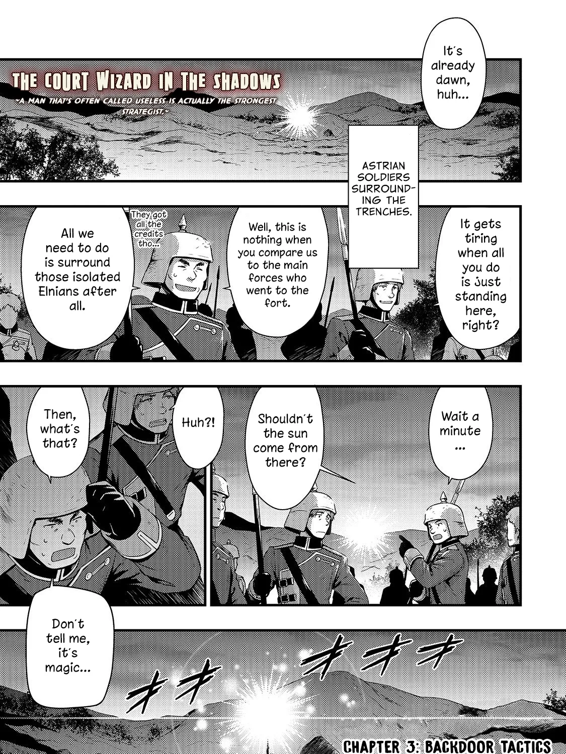 The Court Wizard in Shadow, chapter 3, page 1