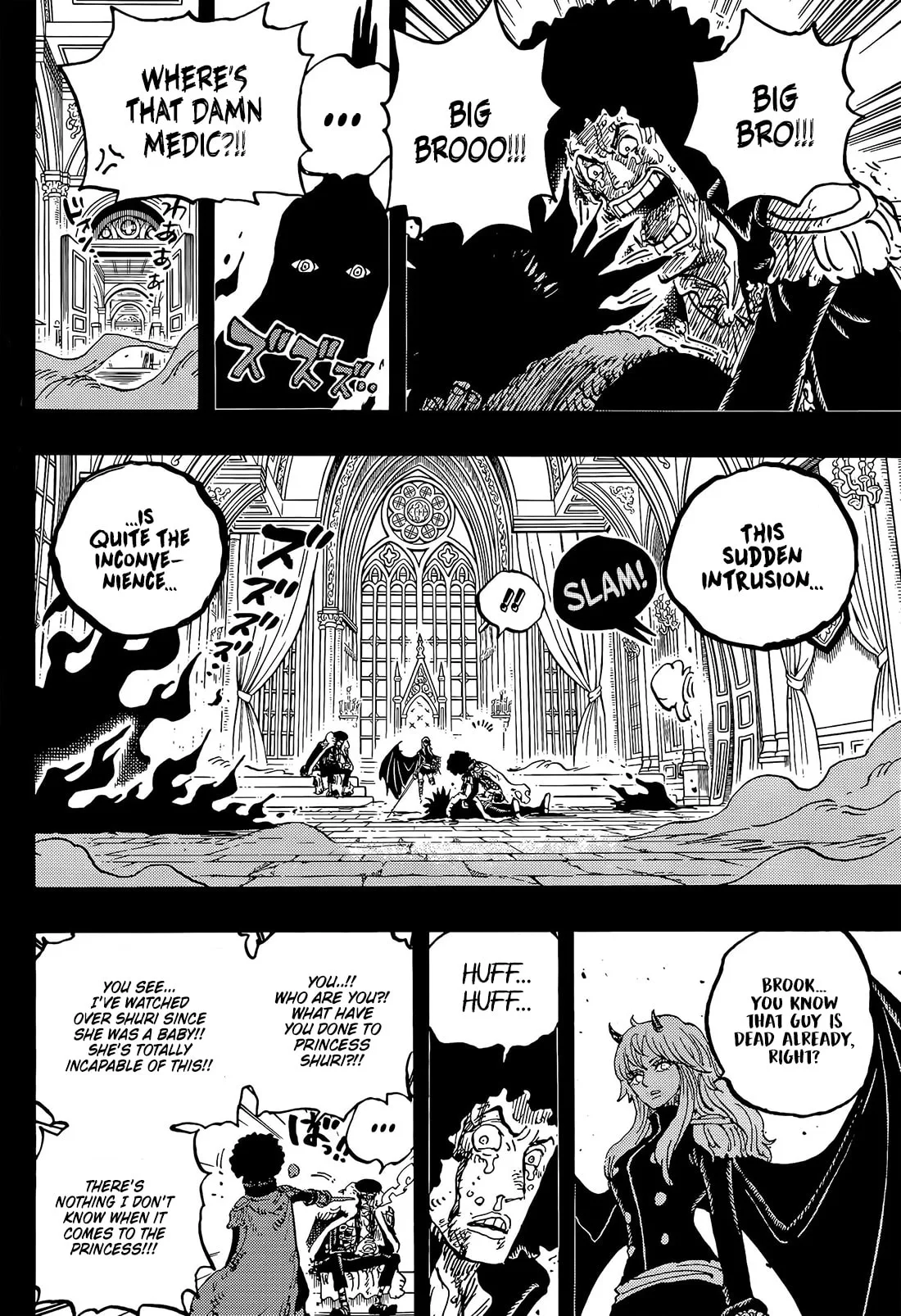 One Piece Manga, chapter 1186, page 4