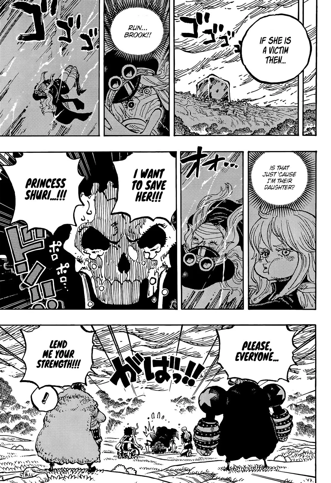 One Piece Manga, chapter 1186, page 13