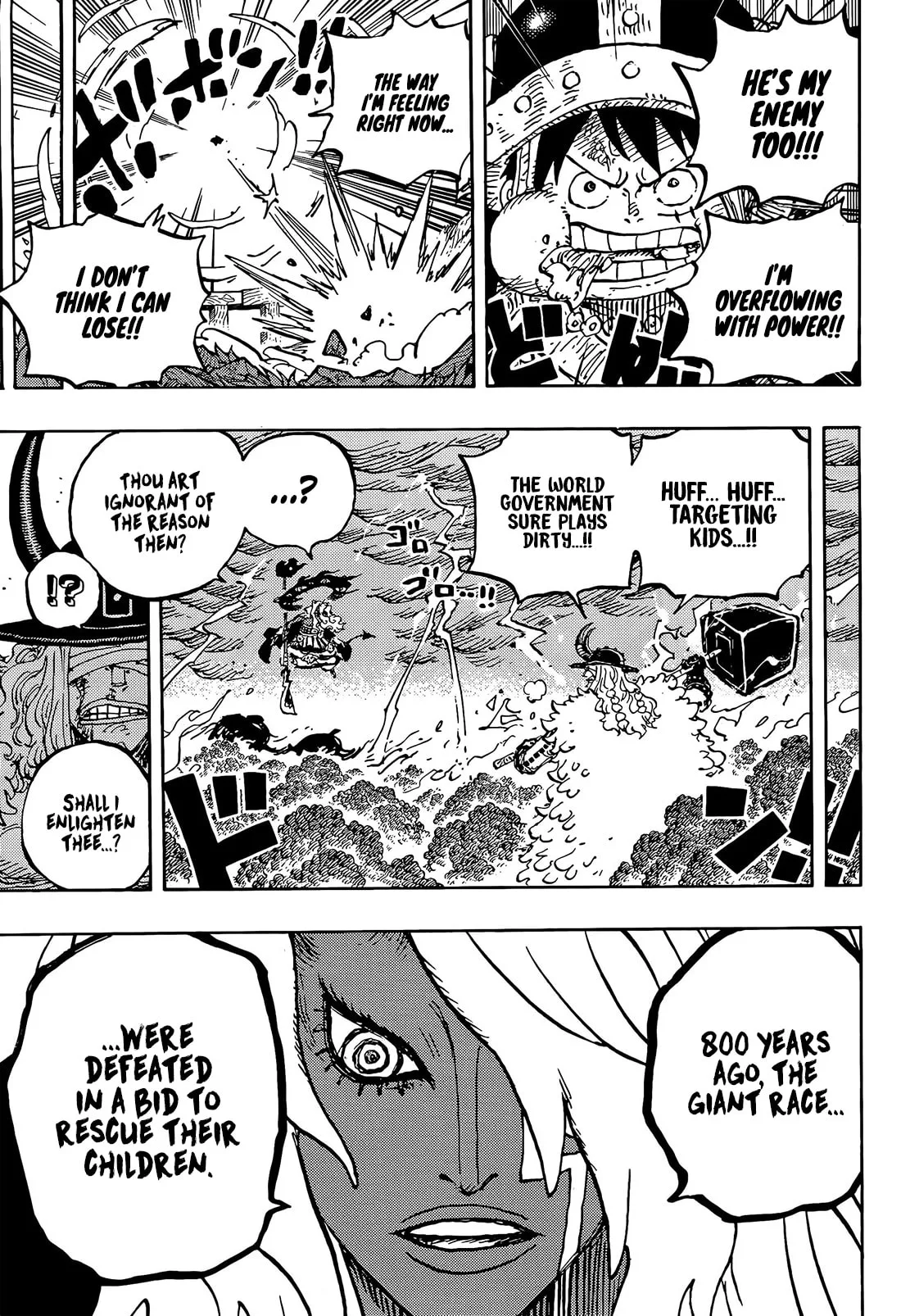 One Piece Manga, chapter 1186, page 15