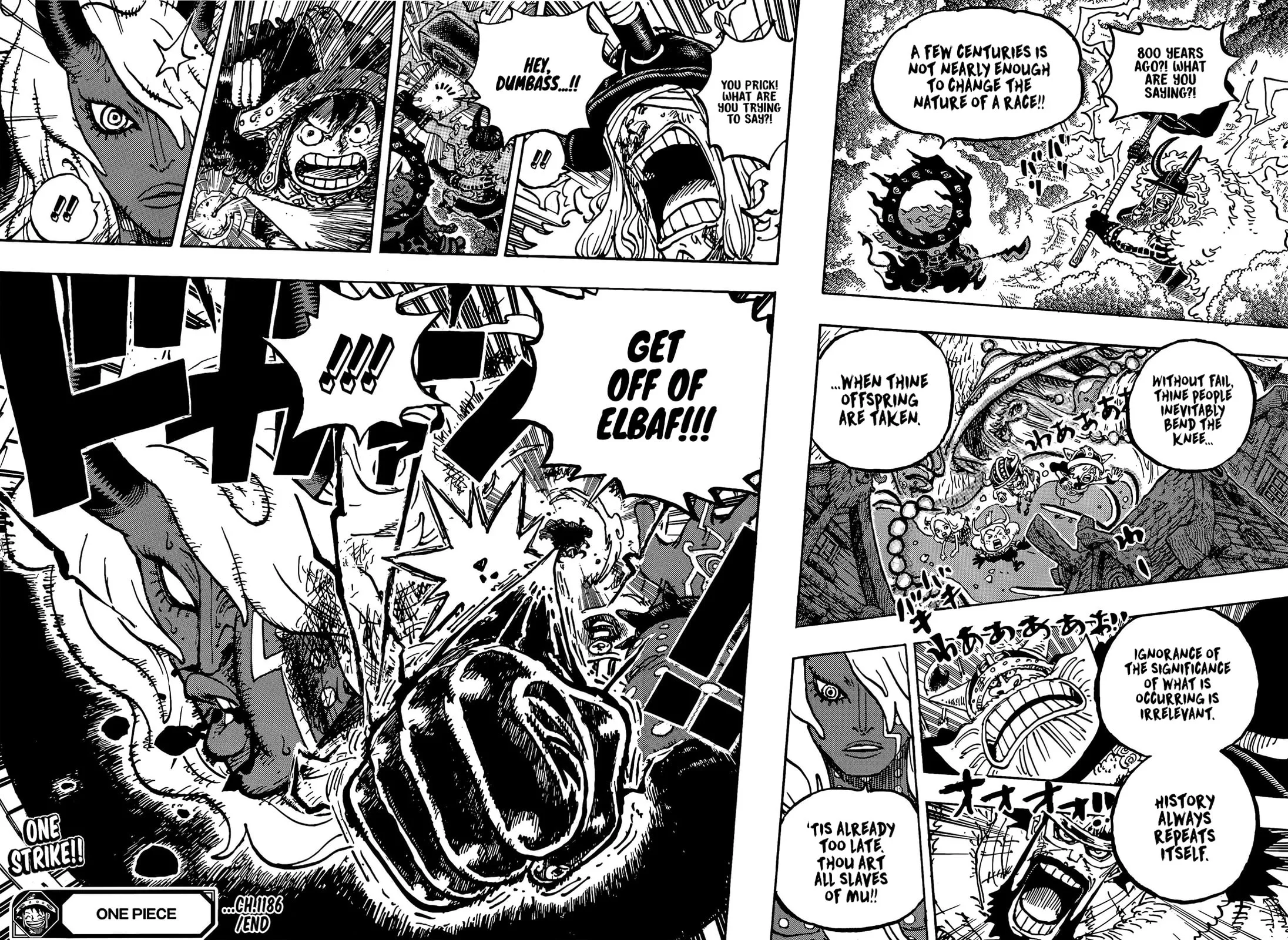 One Piece Manga, chapter 1186, page 16