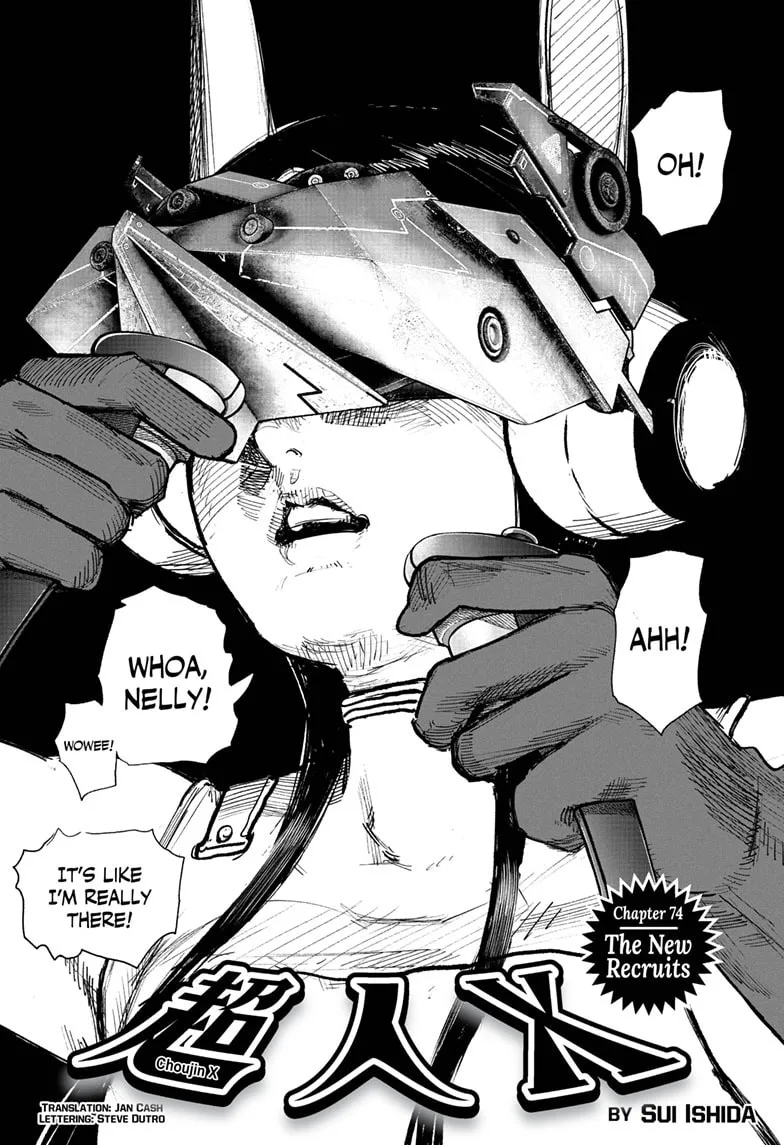 Choujin X, chapter 74, page 1