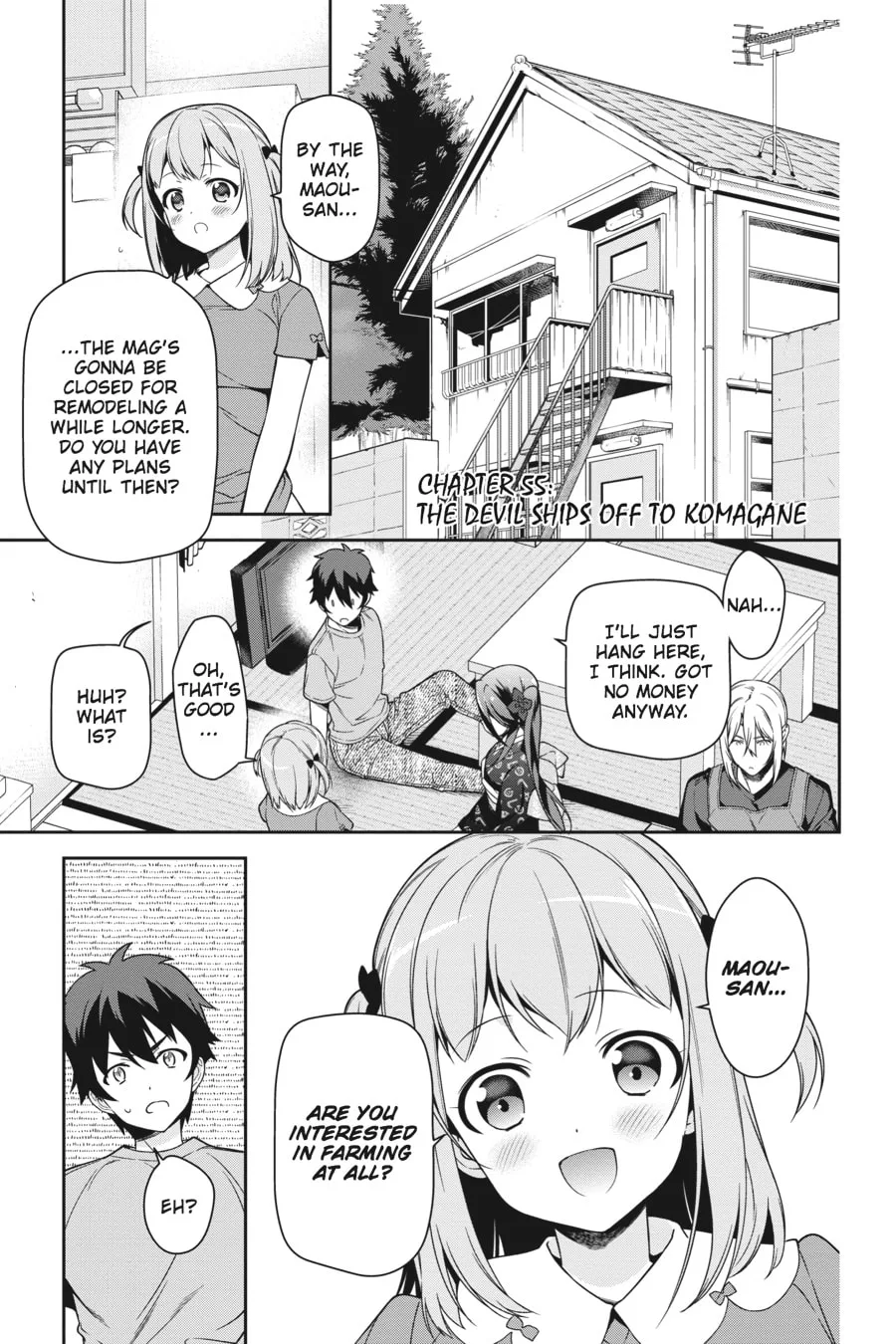 The Devil is a Part-Timer!, chapter 55, page 1