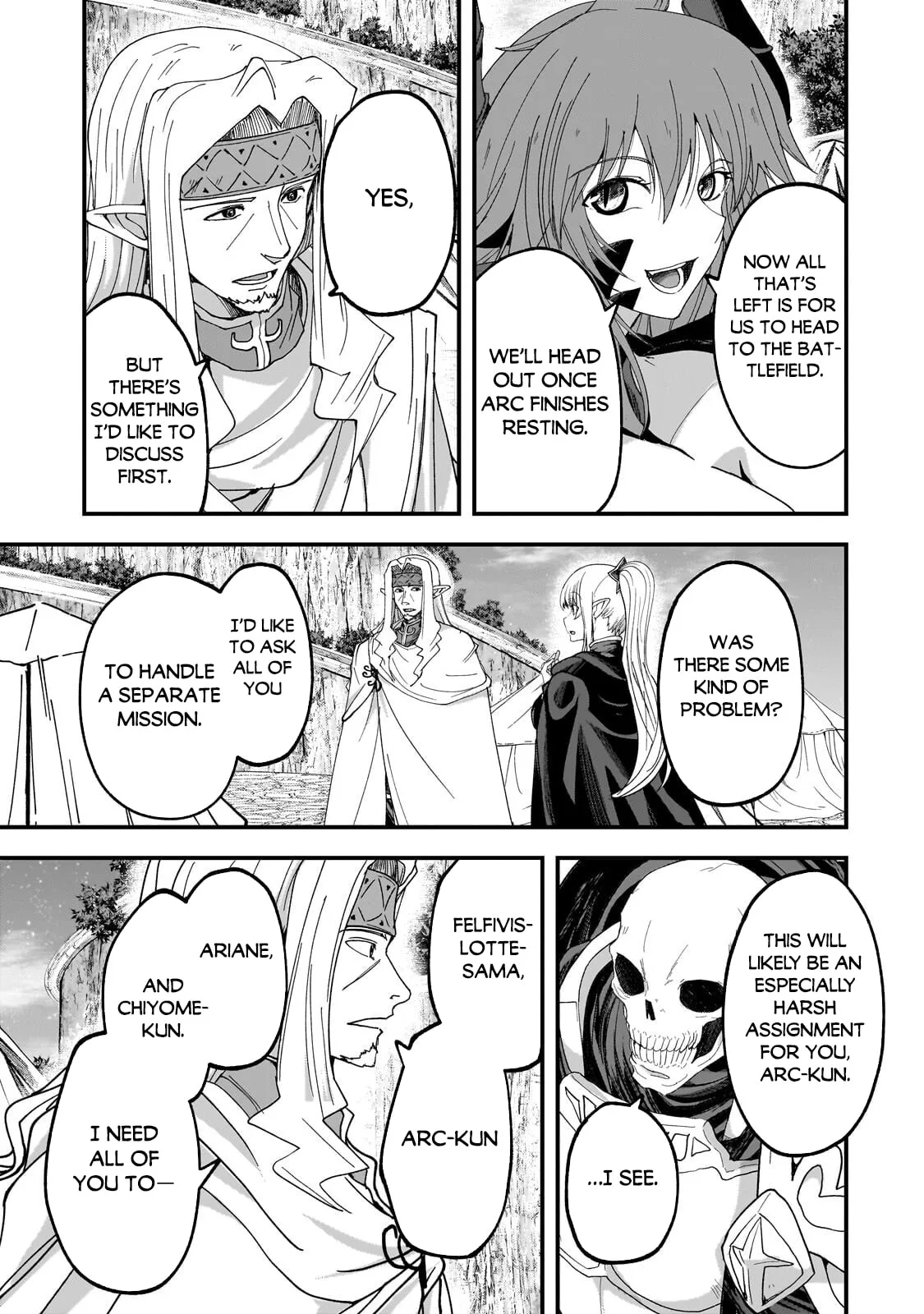Skeleton Knight in Another World, chapter 69.2, page 4