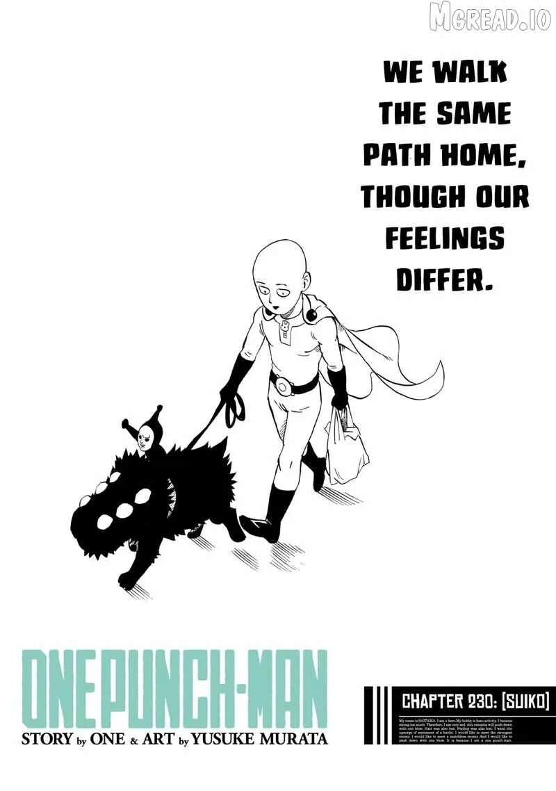 One Punch Man, chapter 230, page 1