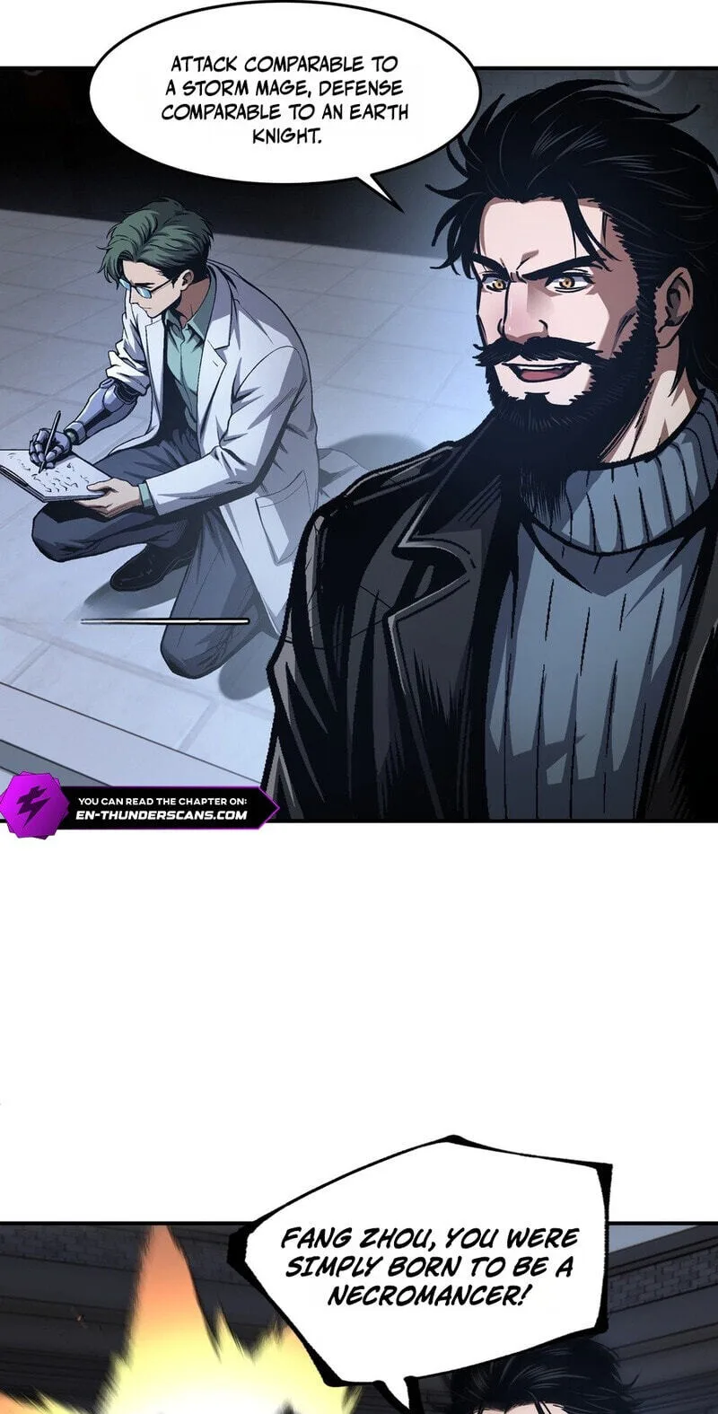Becoming Necromancer God Through a Skeleton Clone, chapter 8, page 36