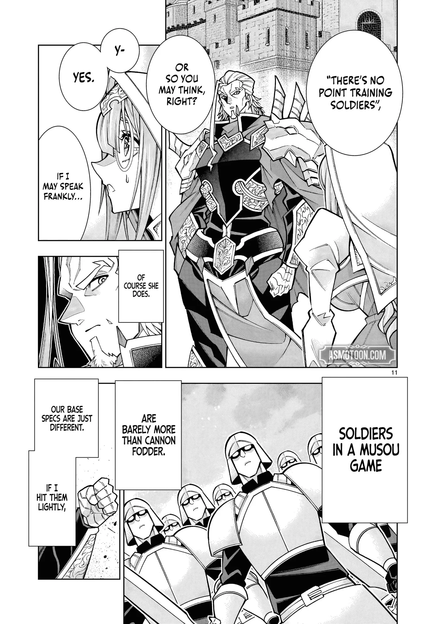 Kizuitara Musou Game no Akuyaku Shougun Datta Ken. Hametsu Route wa Bukkowasu, chapter 3.2, page 11