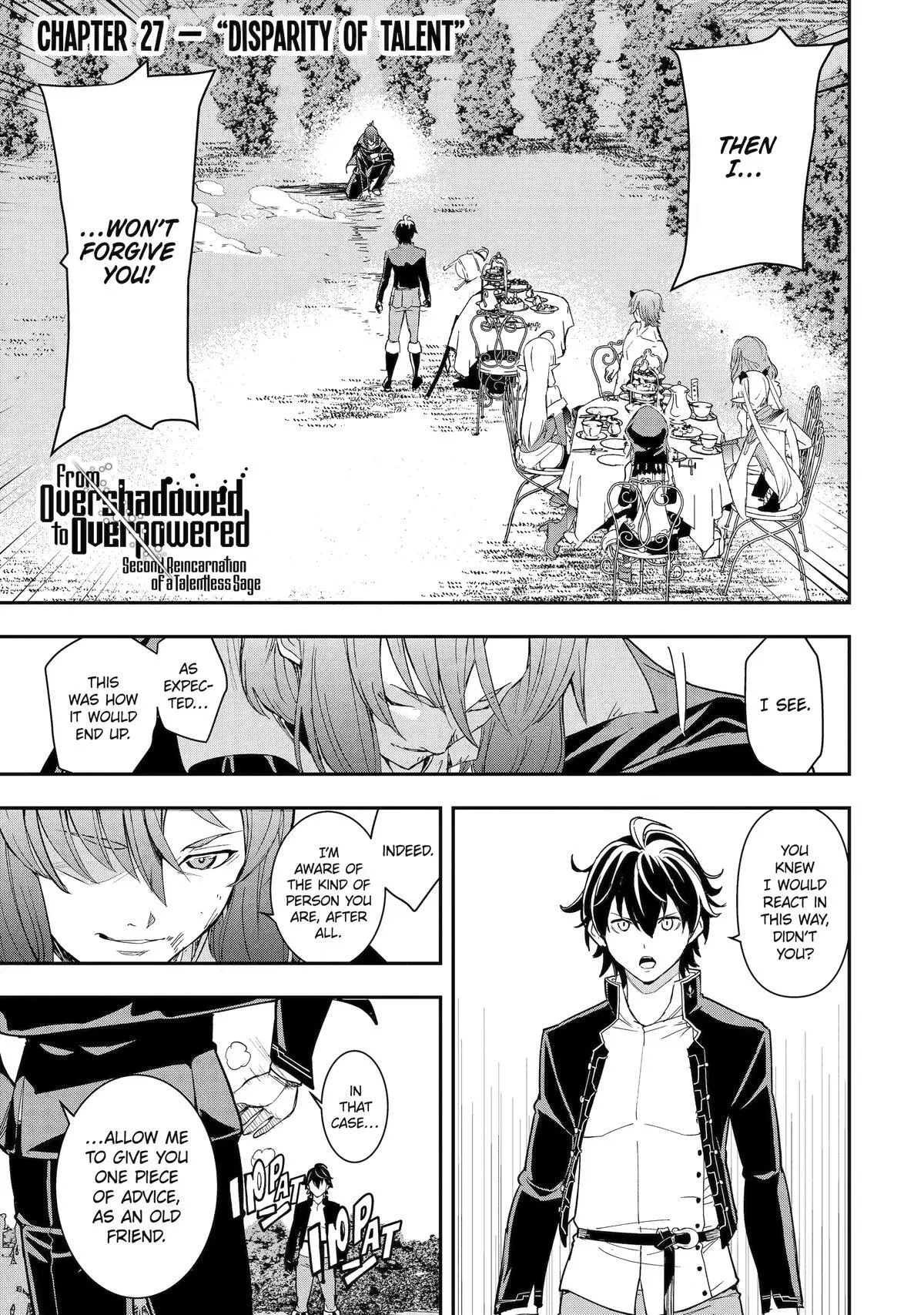 From Overshadowed to Overpowered: Second Reincarnation of a Talentless Sage, chapter 27, page 1