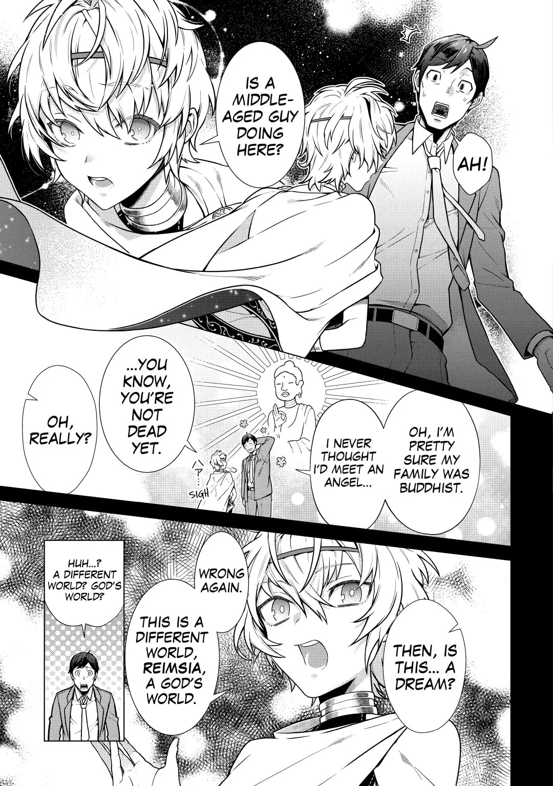 A Middle-aged Guy Turned Transcendent Explores a Different World at His Own Pace, chapter 1, page 5