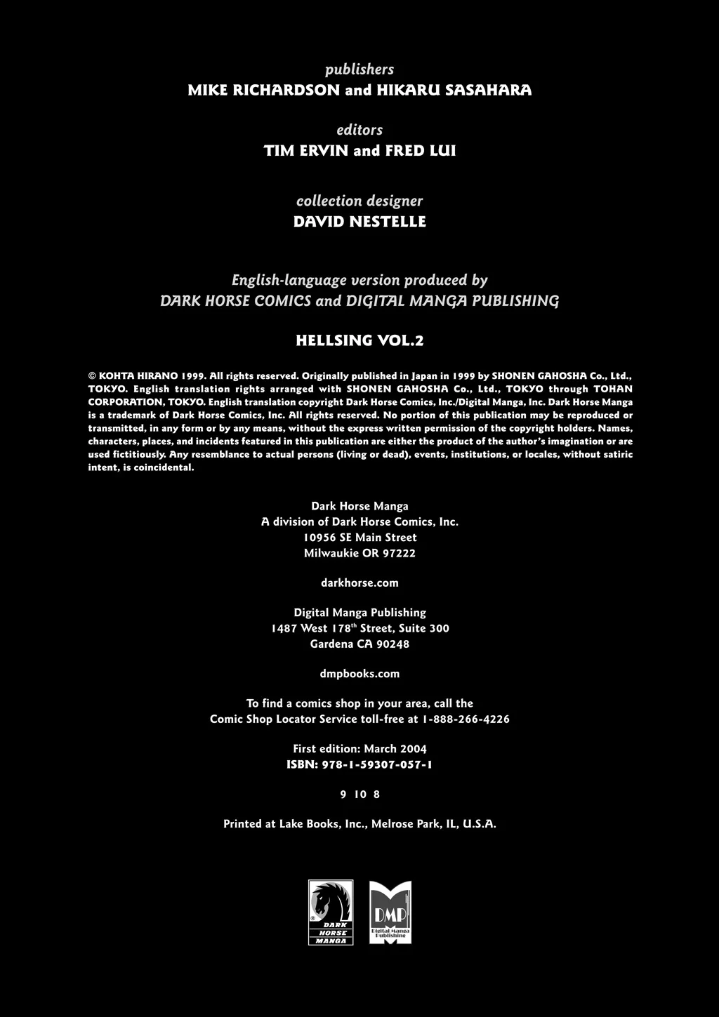 Hellsing, chapter Vol 2, page 3