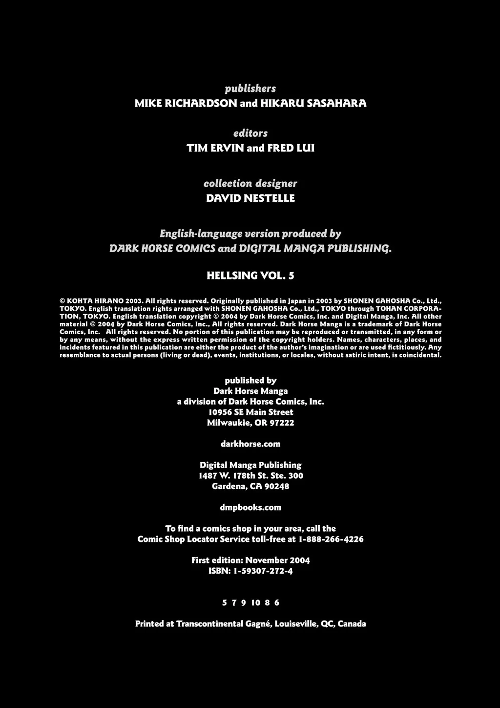Hellsing, chapter Vol 5, page 4