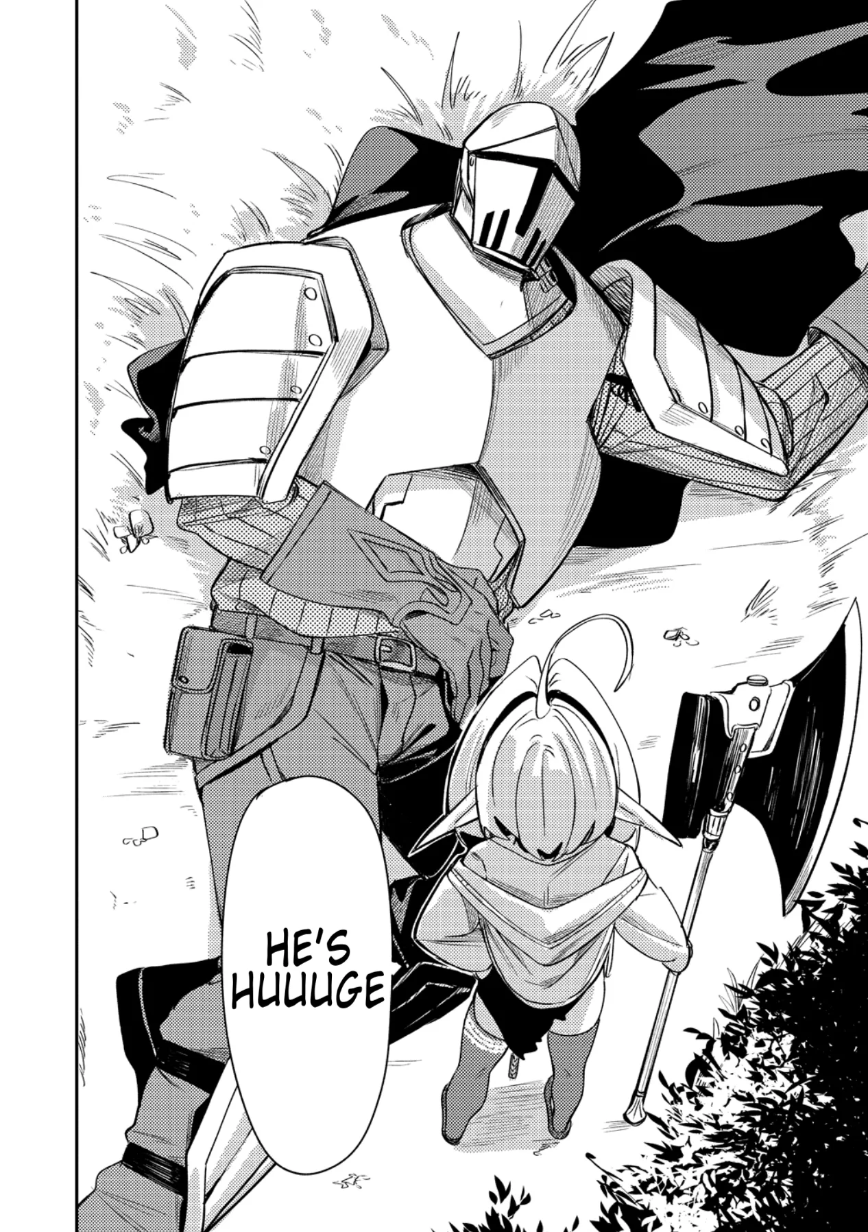 The Elf Picked Up a Heavy Knight., chapter 1, page 2