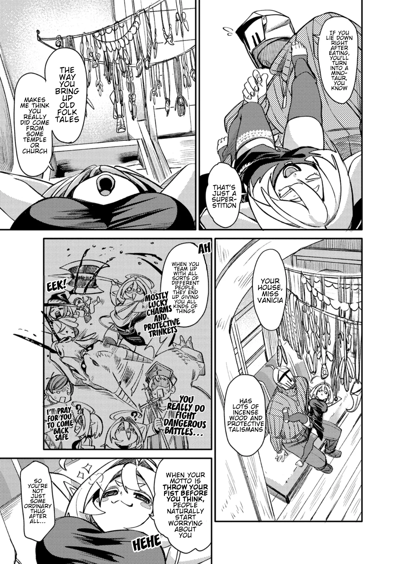 The Elf Picked Up a Heavy Knight., chapter 1, page 9