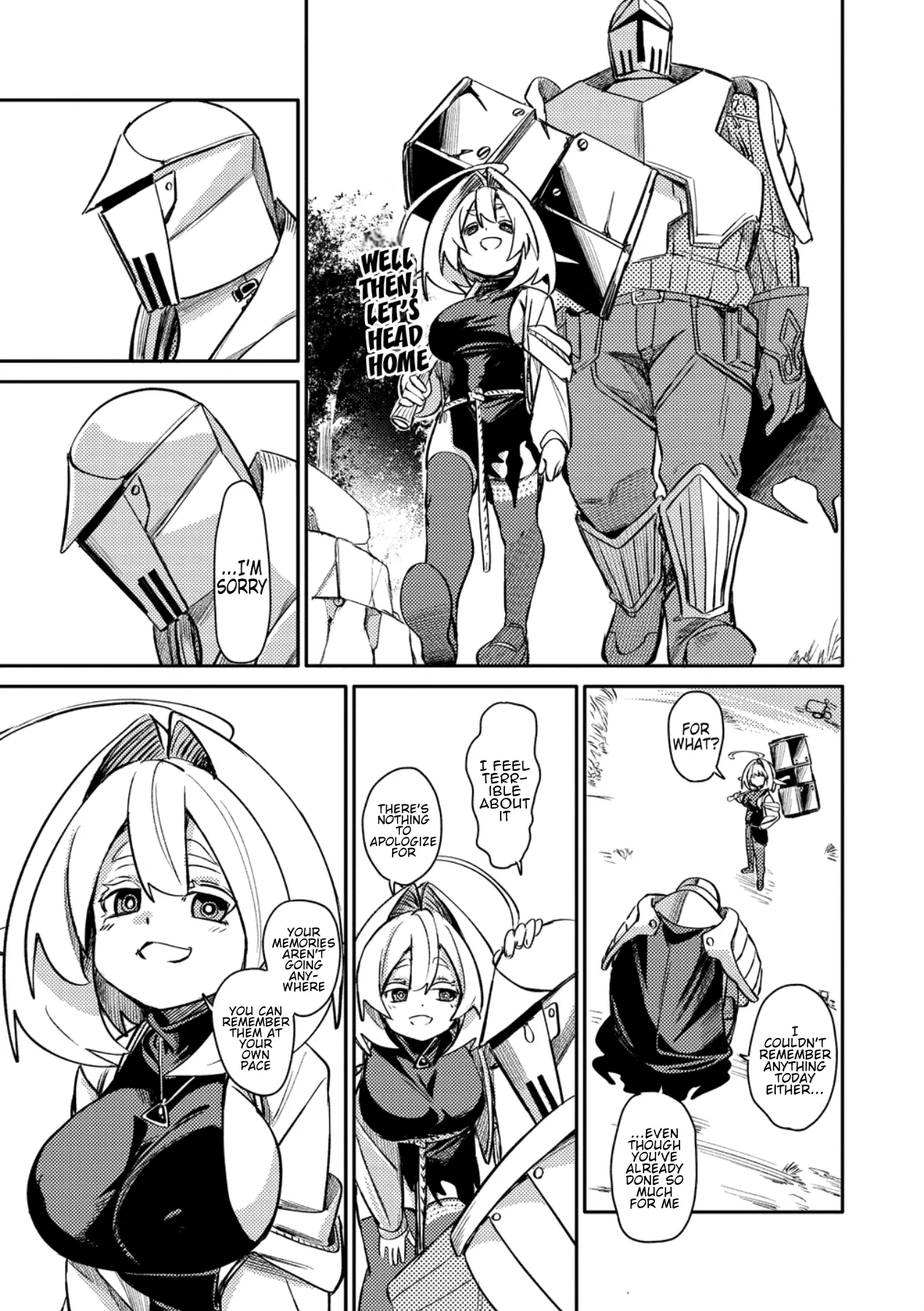 The Elf Picked Up a Heavy Knight., chapter 1, page 21