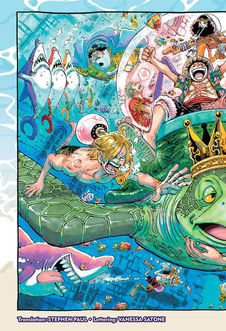 One Piece Manga, chapter 1188, page 2