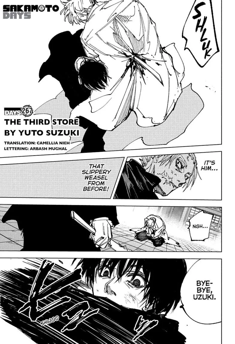 Sakamoto Days Manga Online, chapter 267, page 1