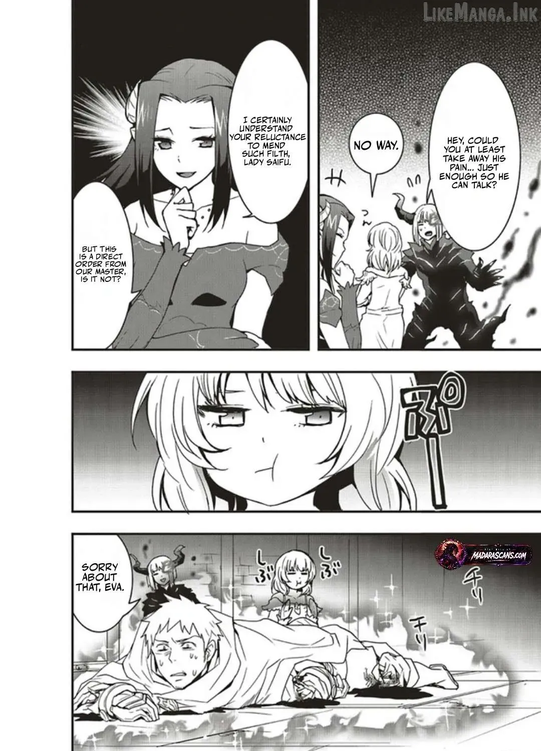 Sono Bouken-sha, Toriatsukai chuui. ~Shoutai wa Muteki no Geboku-tachi o Suberu Isekai Saikyou no Madou-ou~, chapter 16.2, page 17