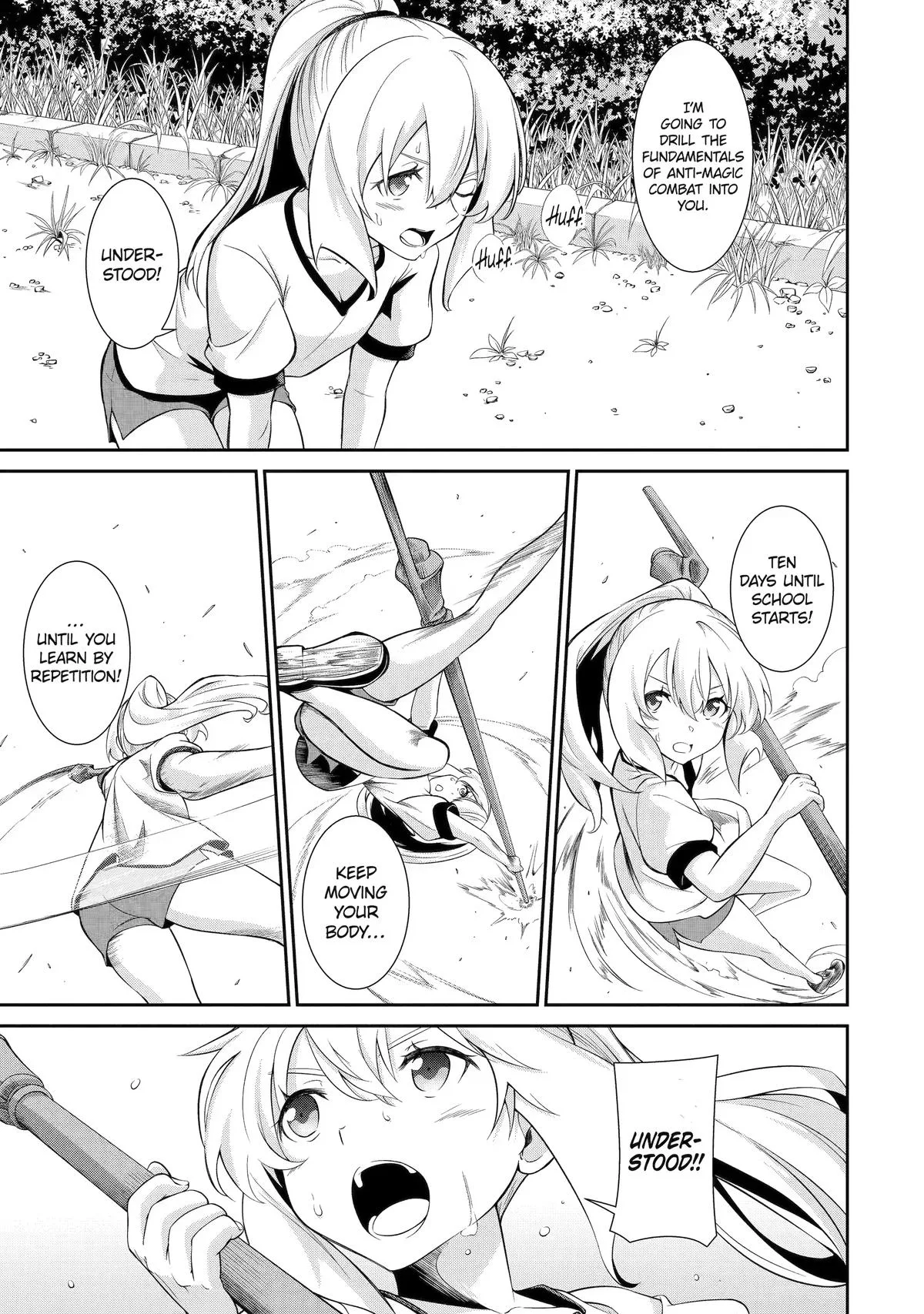 Trained to be the Ultimate Anti-magic Spellblade, chapter 3, page 38