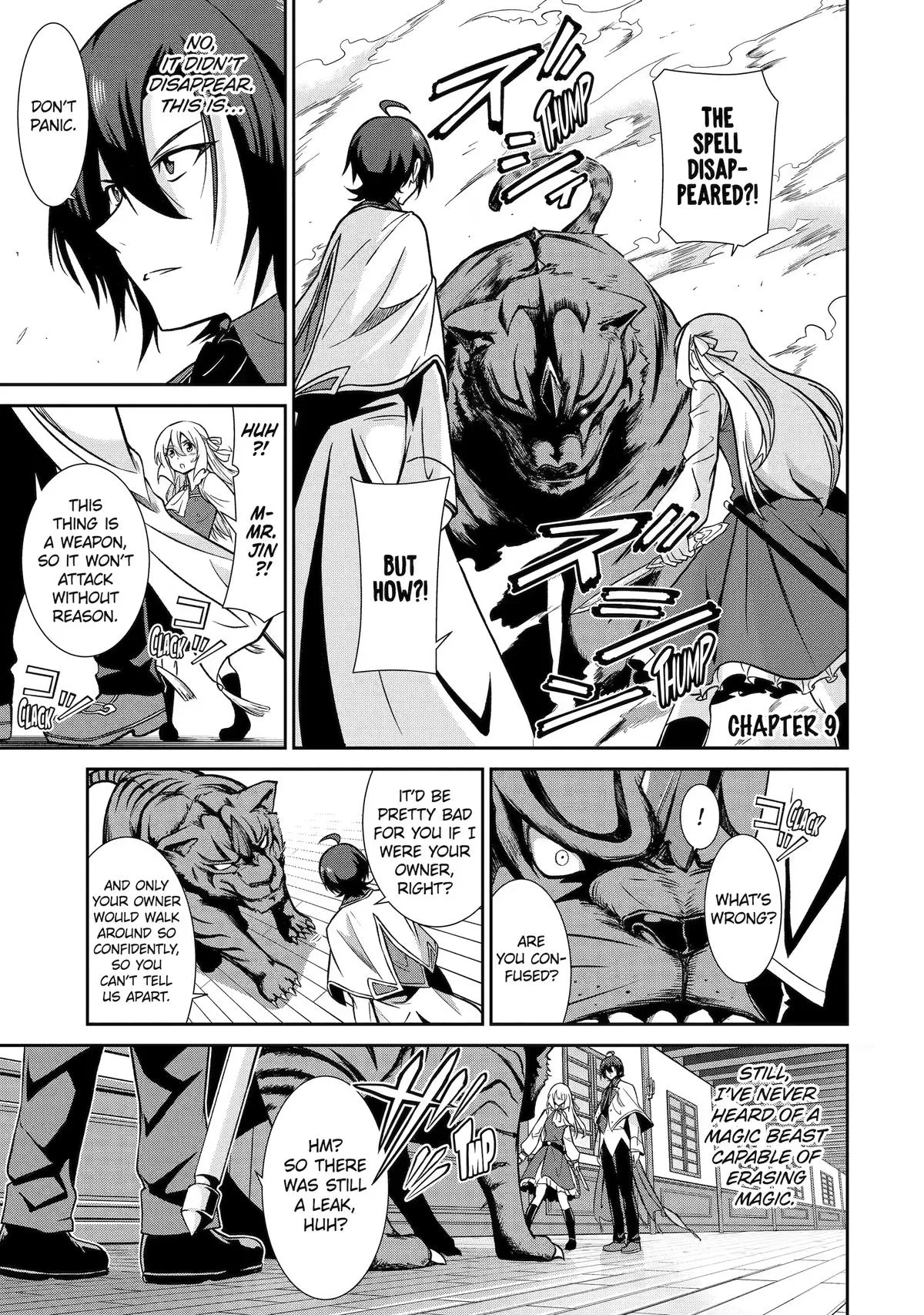 Trained to be the Ultimate Anti-magic Spellblade, chapter 9, page 1