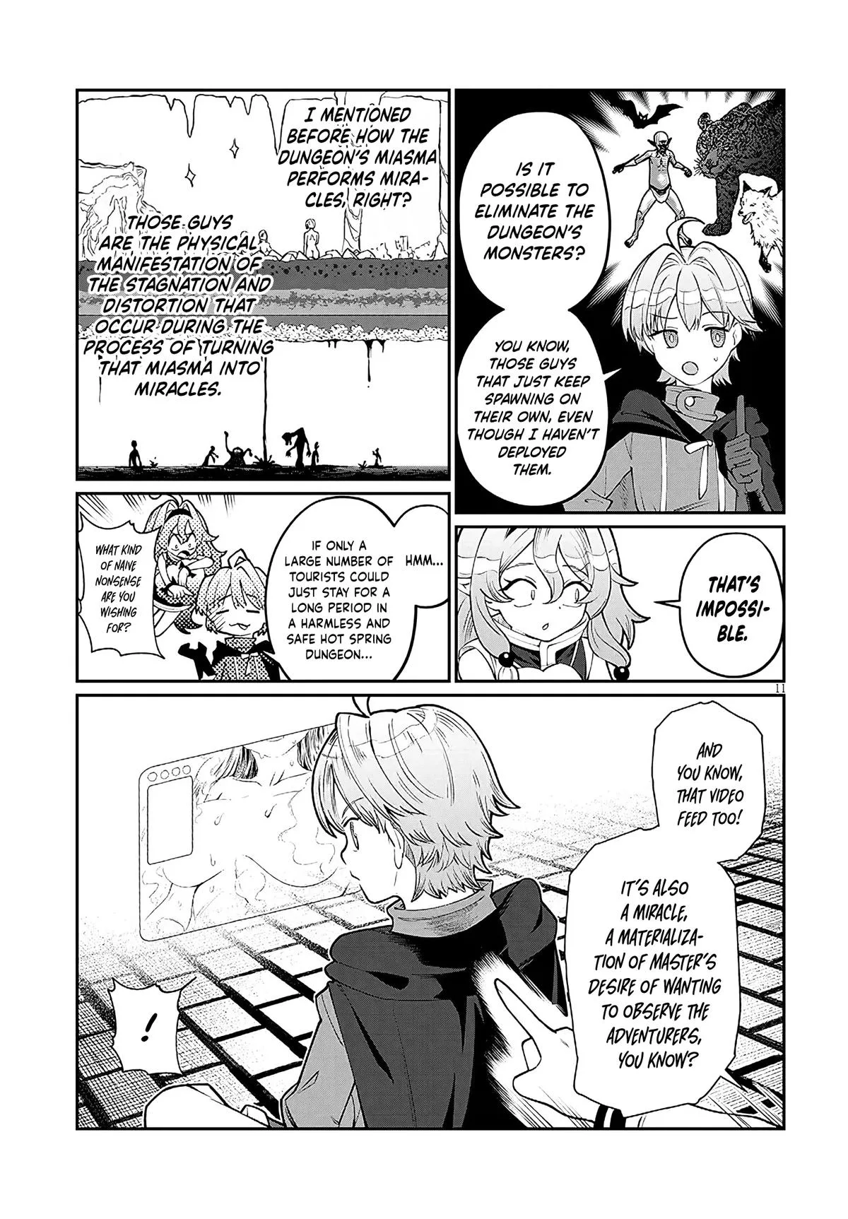Isekai Tensei Dungeon Master: Onsen Dungeon o Tsukuru, chapter 3, page 11