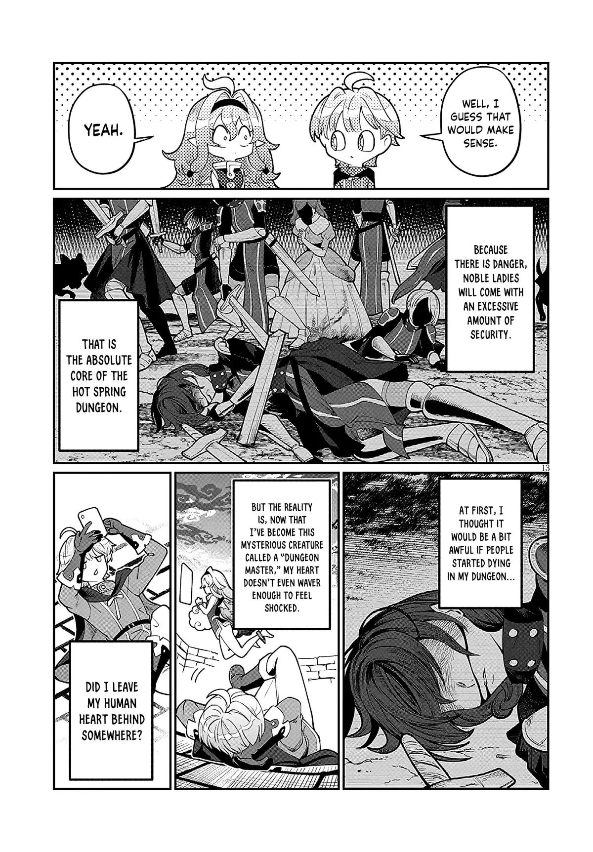 Isekai Tensei Dungeon Master: Onsen Dungeon o Tsukuru, chapter 3, page 13