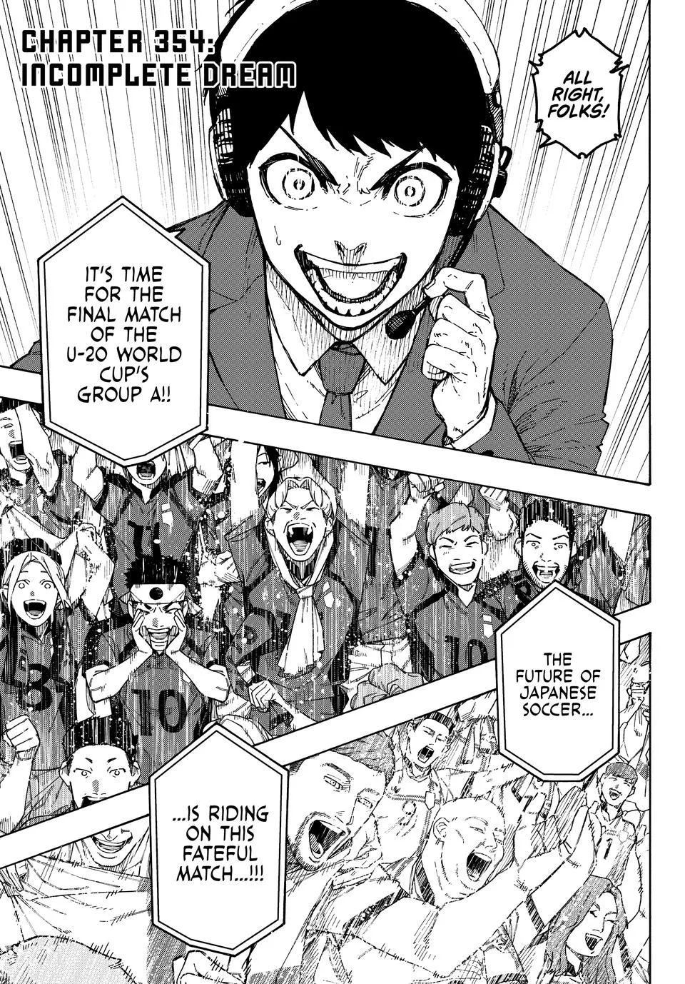 B Lock Manga, chapter 354, page 1