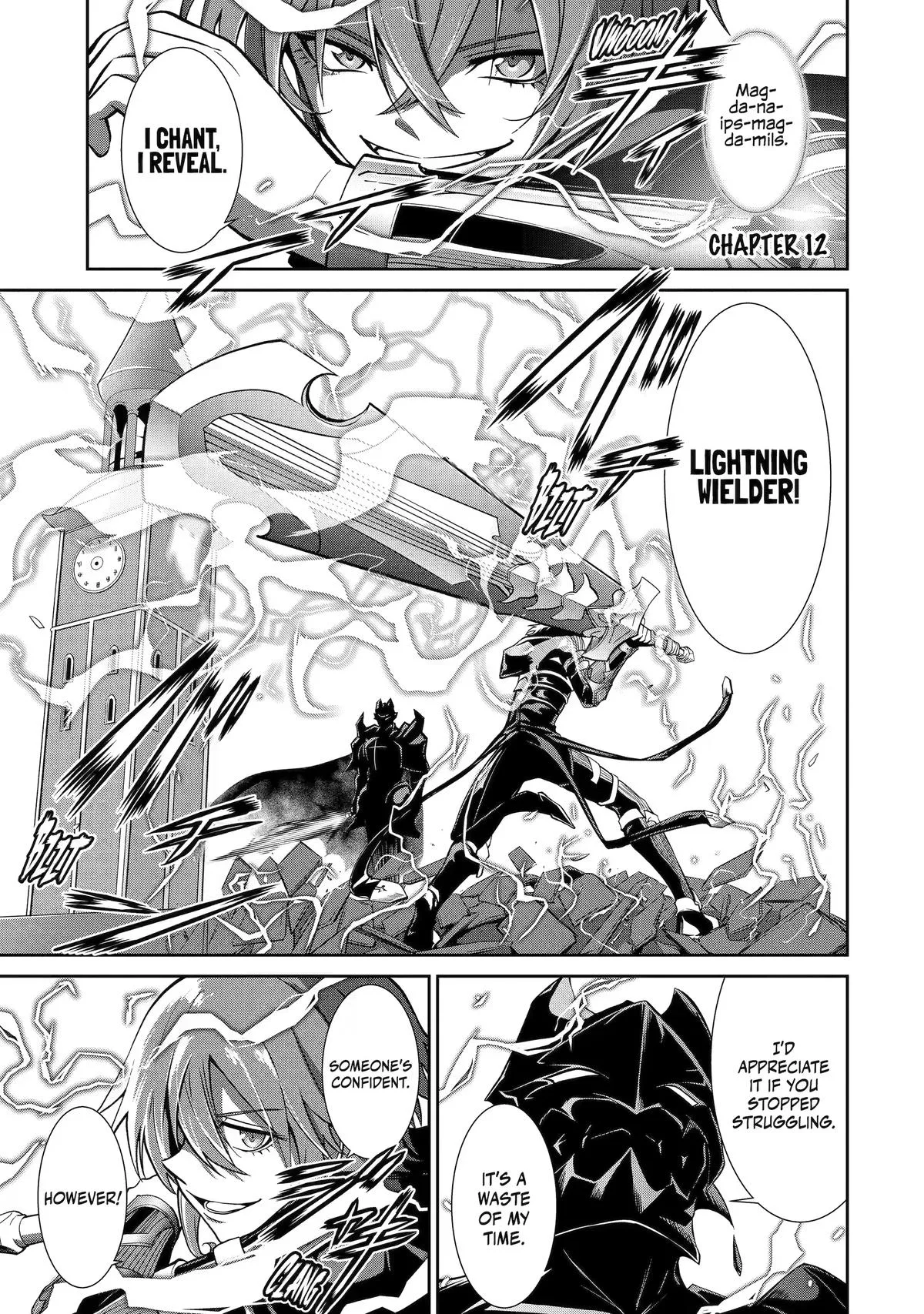 Trained to be the Ultimate Anti-magic Spellblade, chapter 12, page 1