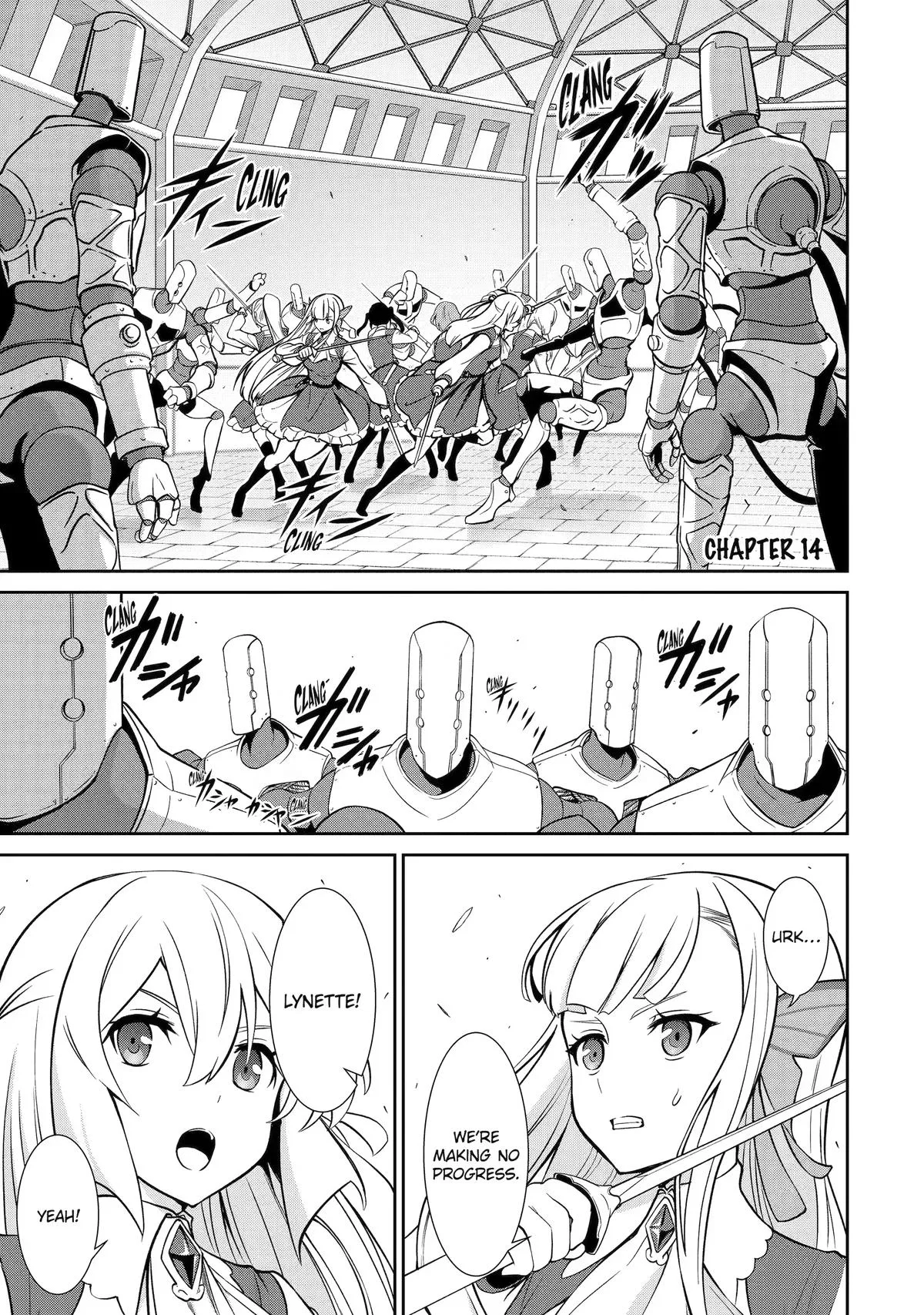 Trained to be the Ultimate Anti-magic Spellblade, chapter 14, page 1