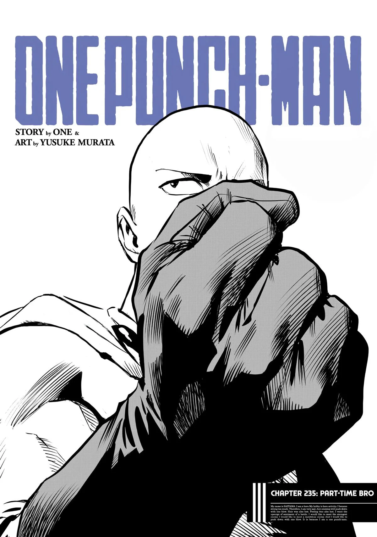 One Punch Man, chapter 235, page 1