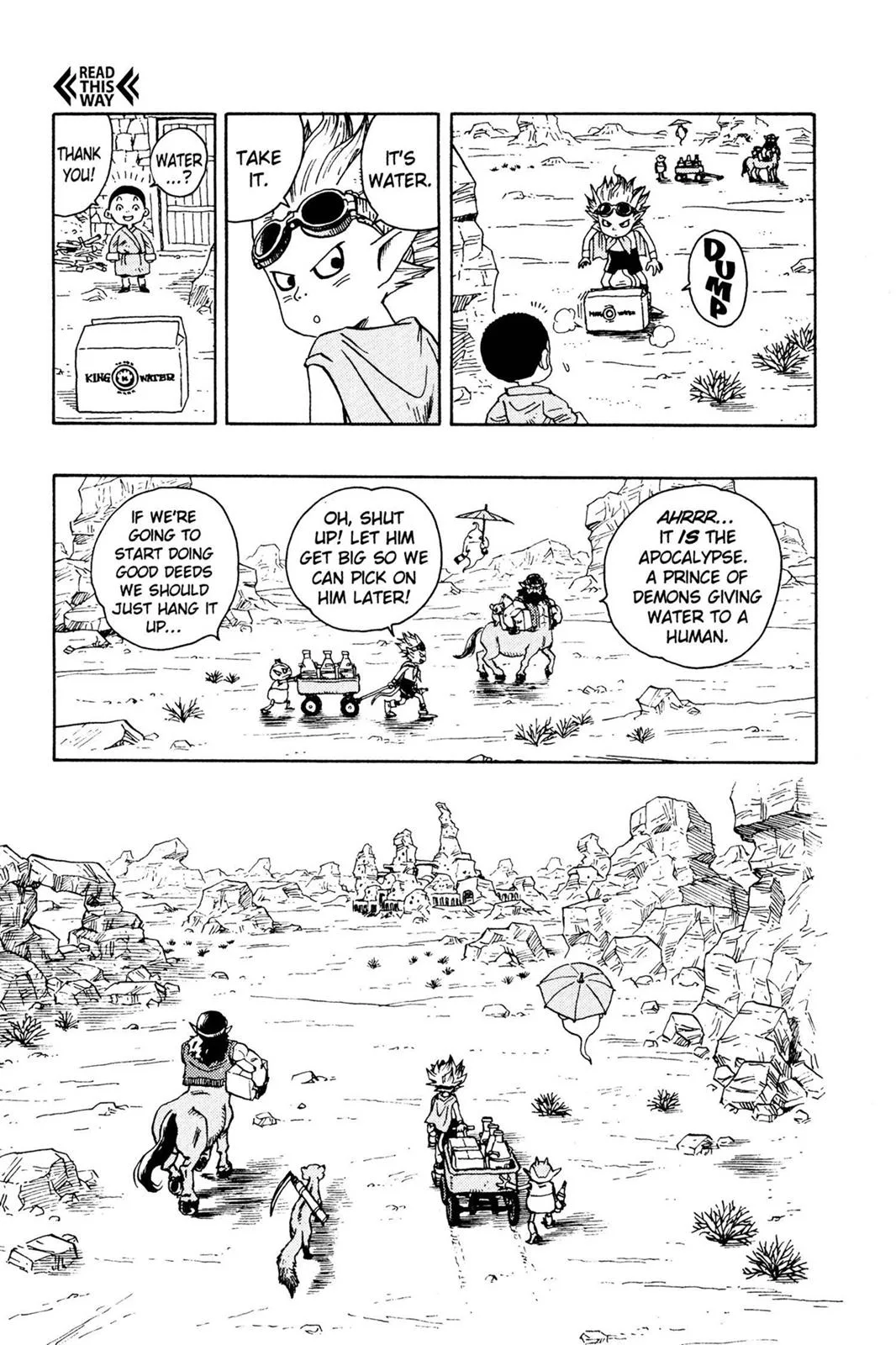 Sand Land, chapter 1, page 14
