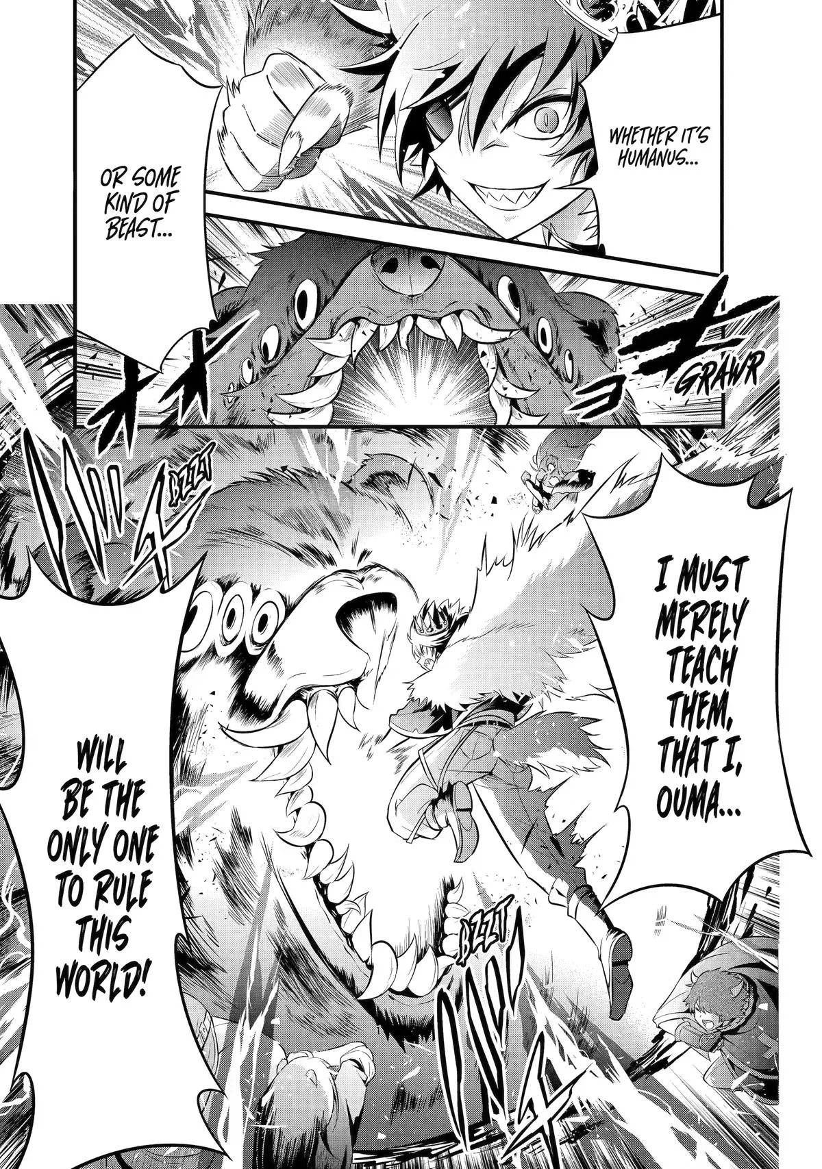 The Beast King Ouma Reconquers the World, chapter 15, page 38