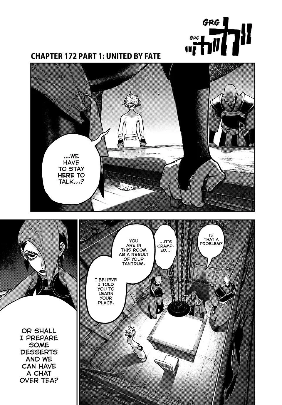 Gachiakuta Manga, chapter 172, page 1