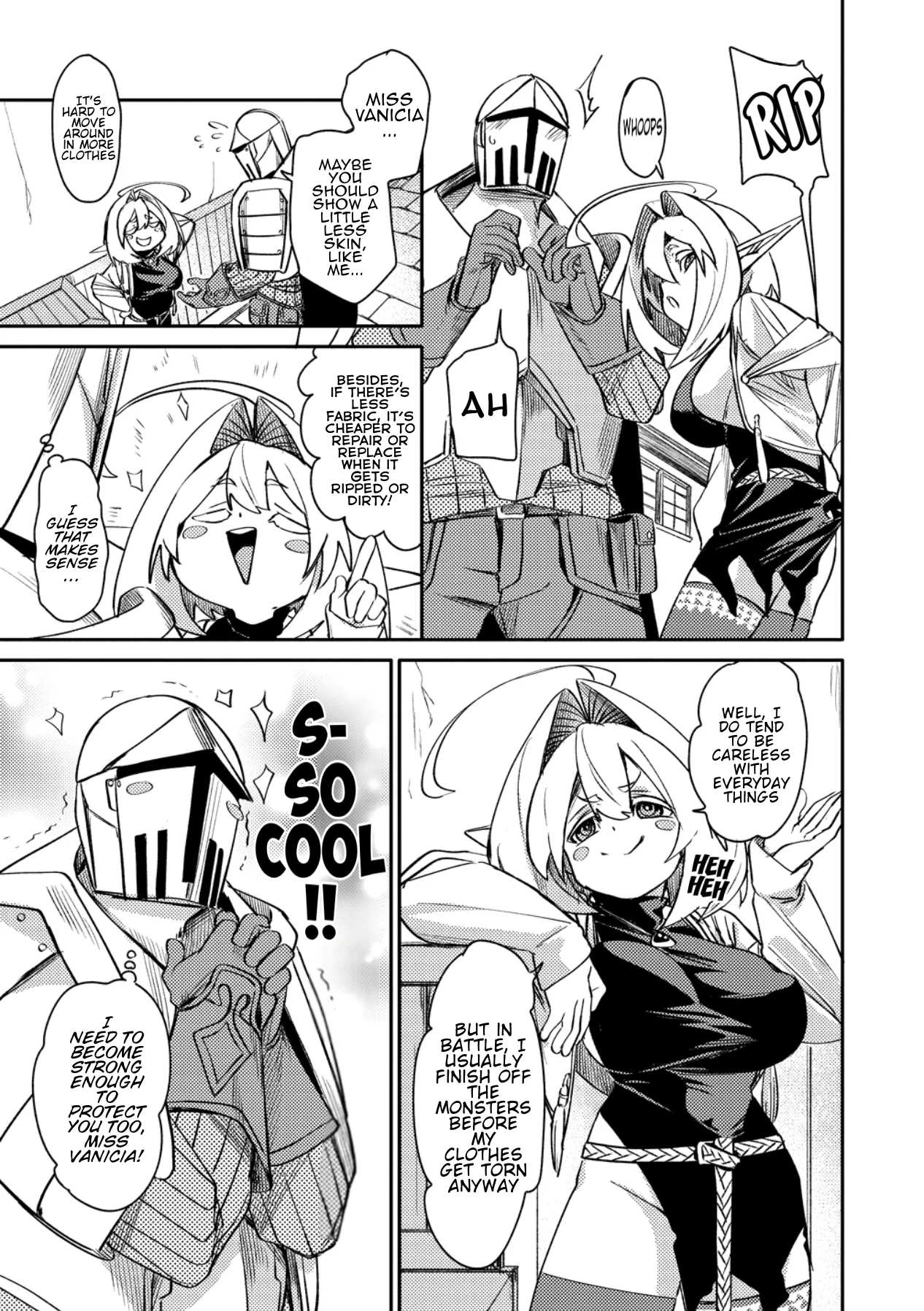 The Elf Picked Up a Heavy Knight., chapter 2, page 3