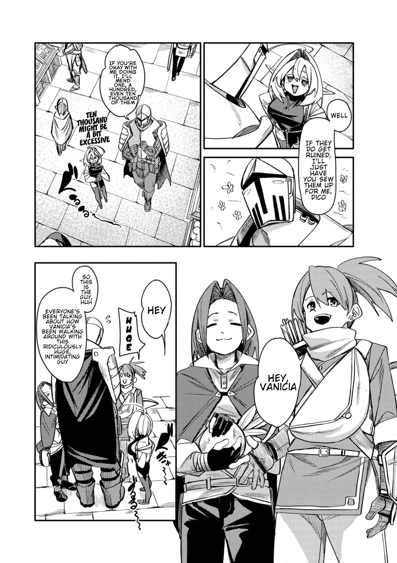 The Elf Picked Up a Heavy Knight., chapter 2, page 4