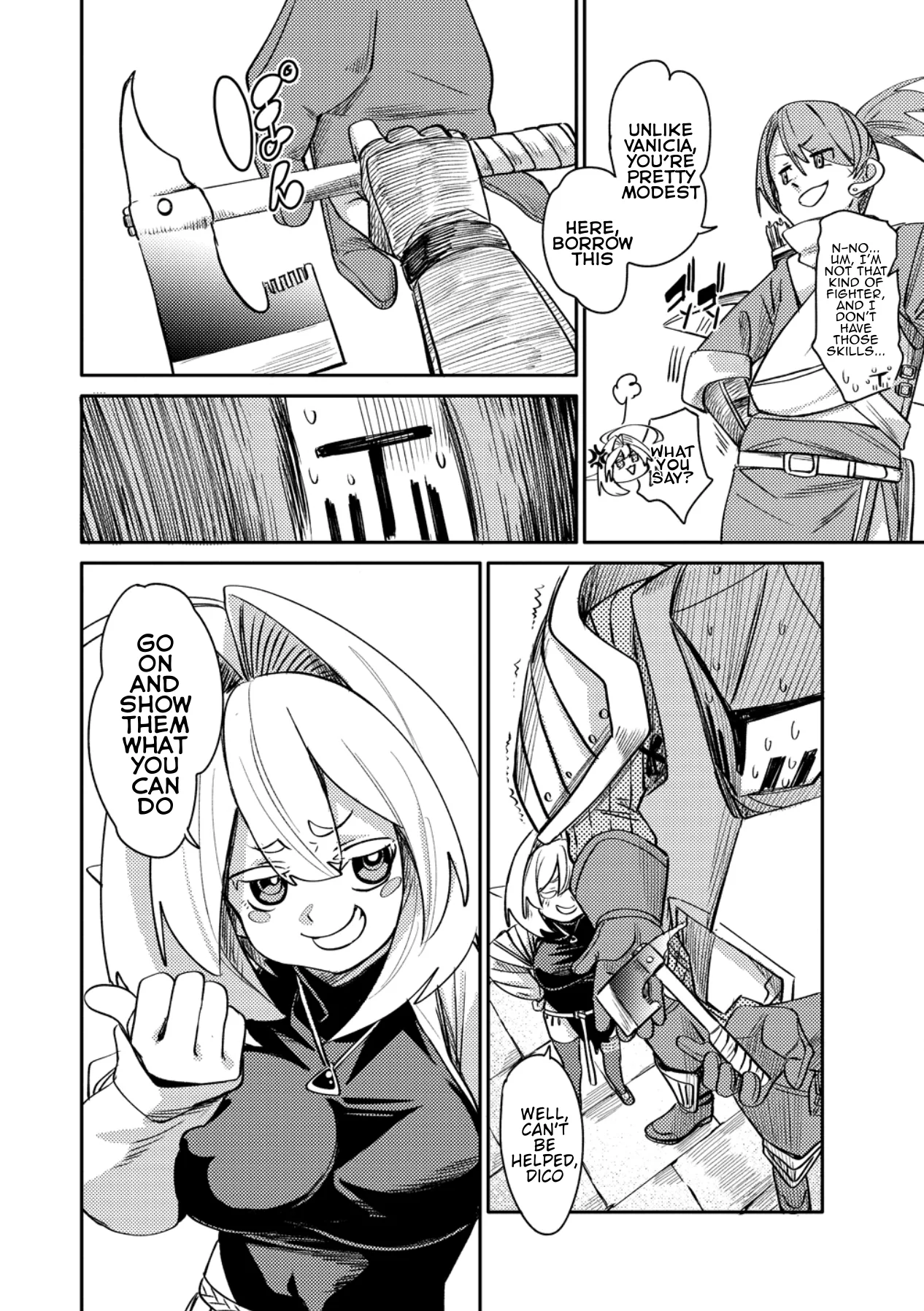 The Elf Picked Up a Heavy Knight., chapter 2, page 8